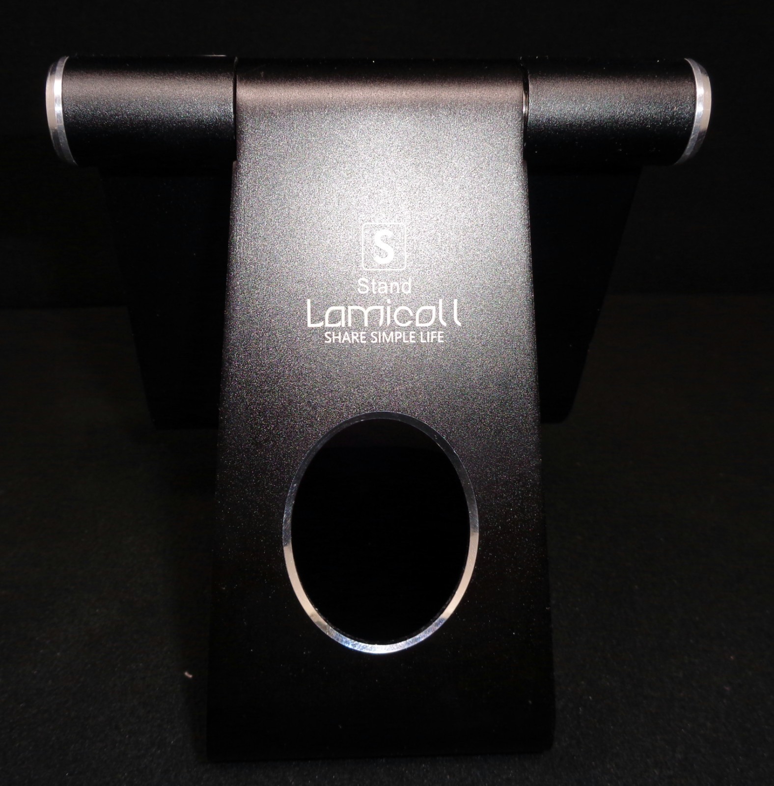 LAMICALL Black Adjustable Metal Tablet Stand: Model S