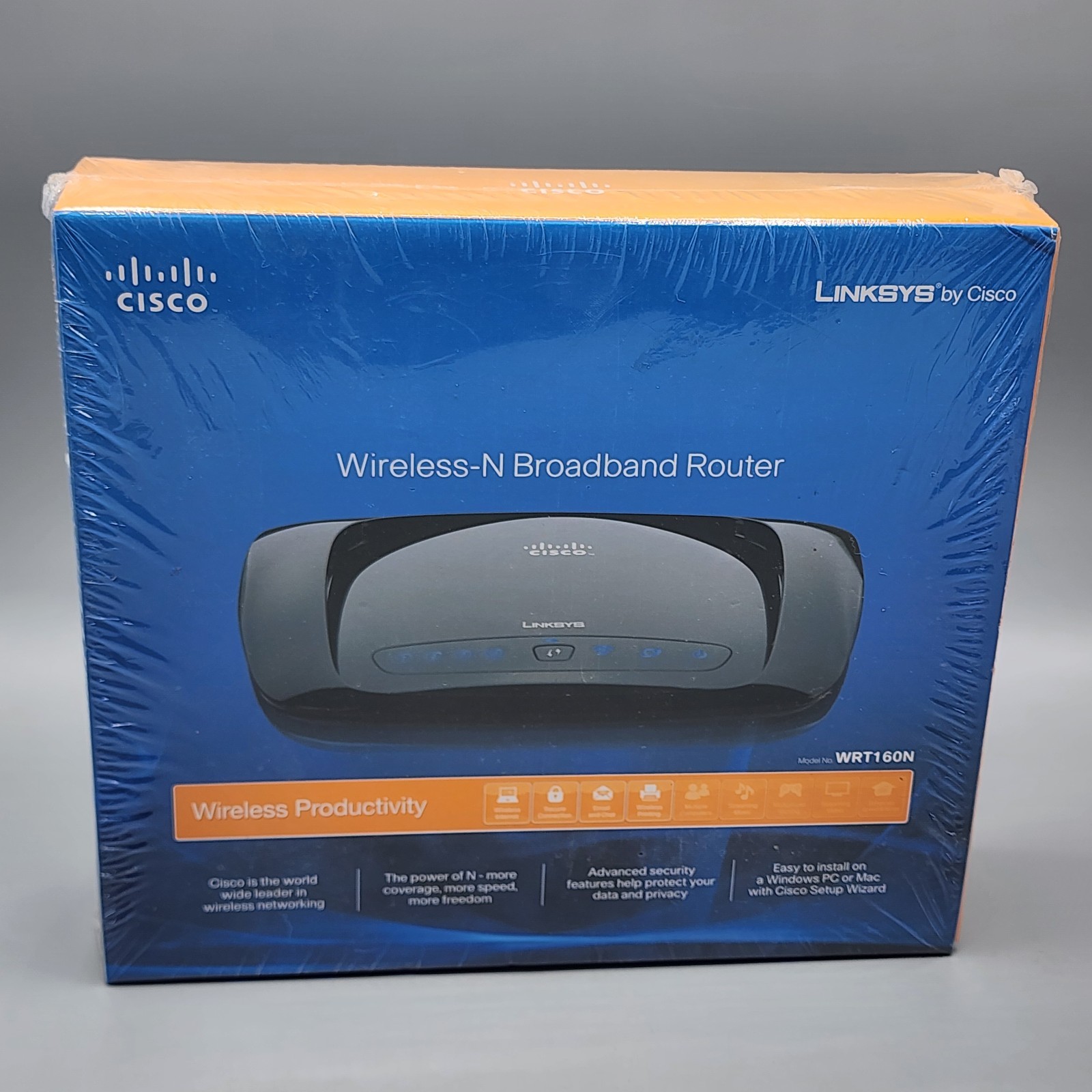 Cisco Linksys Wireless-N Broadband Router WRT160N Brand New