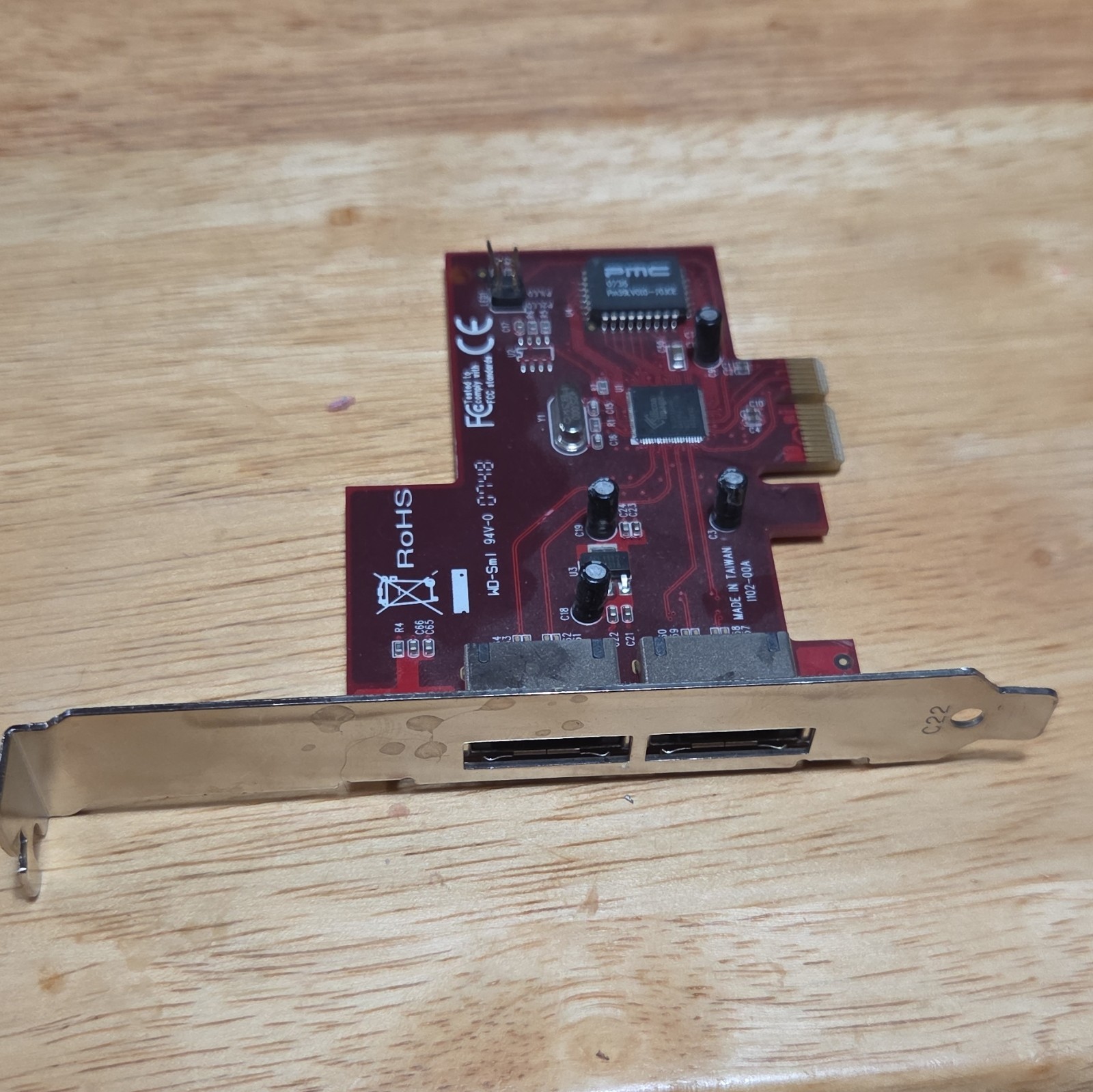 PCIe x1 Dual-Port DVI Expansion Card for PCI Express Slot, Model DVI-SPL-004