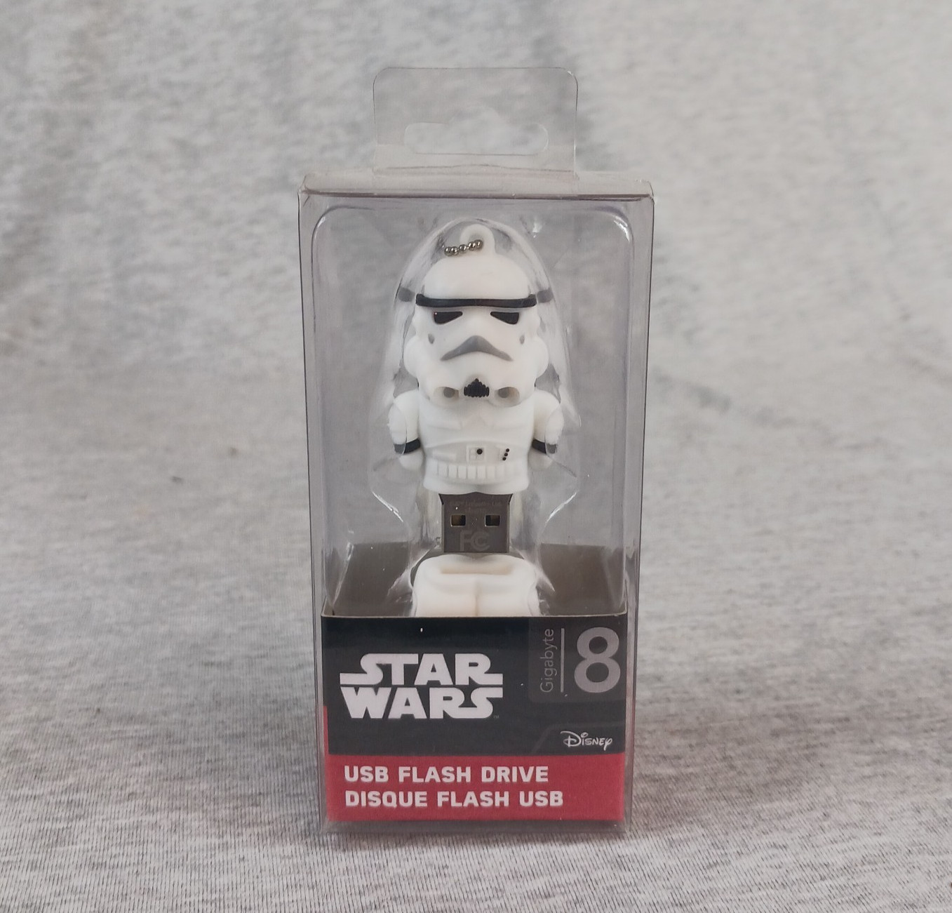 NIB Sealed Star Wars Storm Trooper Key Chain USB Flash Drive 8 GB