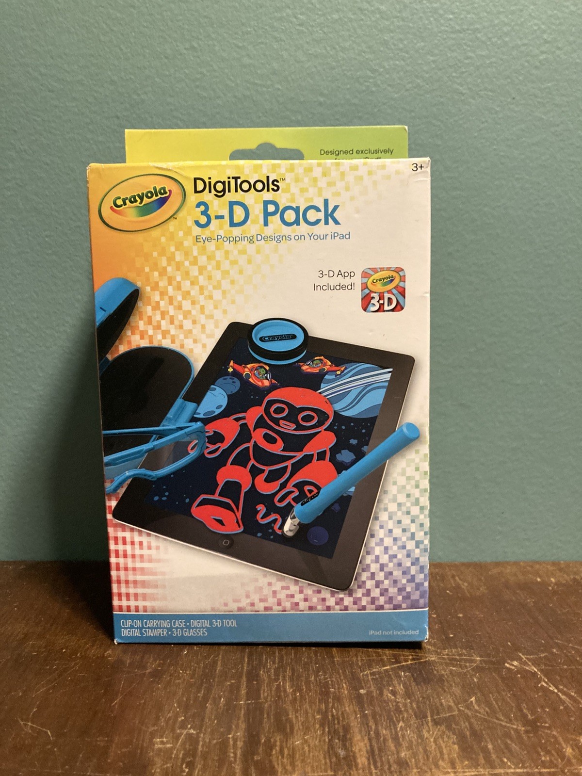 Griffin GC35974 Crayola DigiTools 3-D Pack for iPad (Blue) 