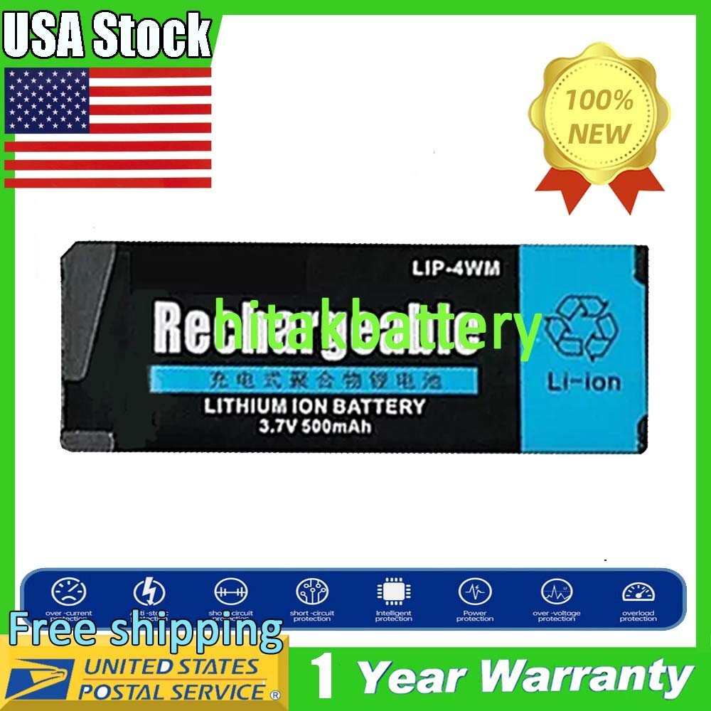 Rechargeable battery For SONY LIP-4WM MZ-RH1 EH1 NH1 NH3D NH1 M200 MZ-DH10P USA