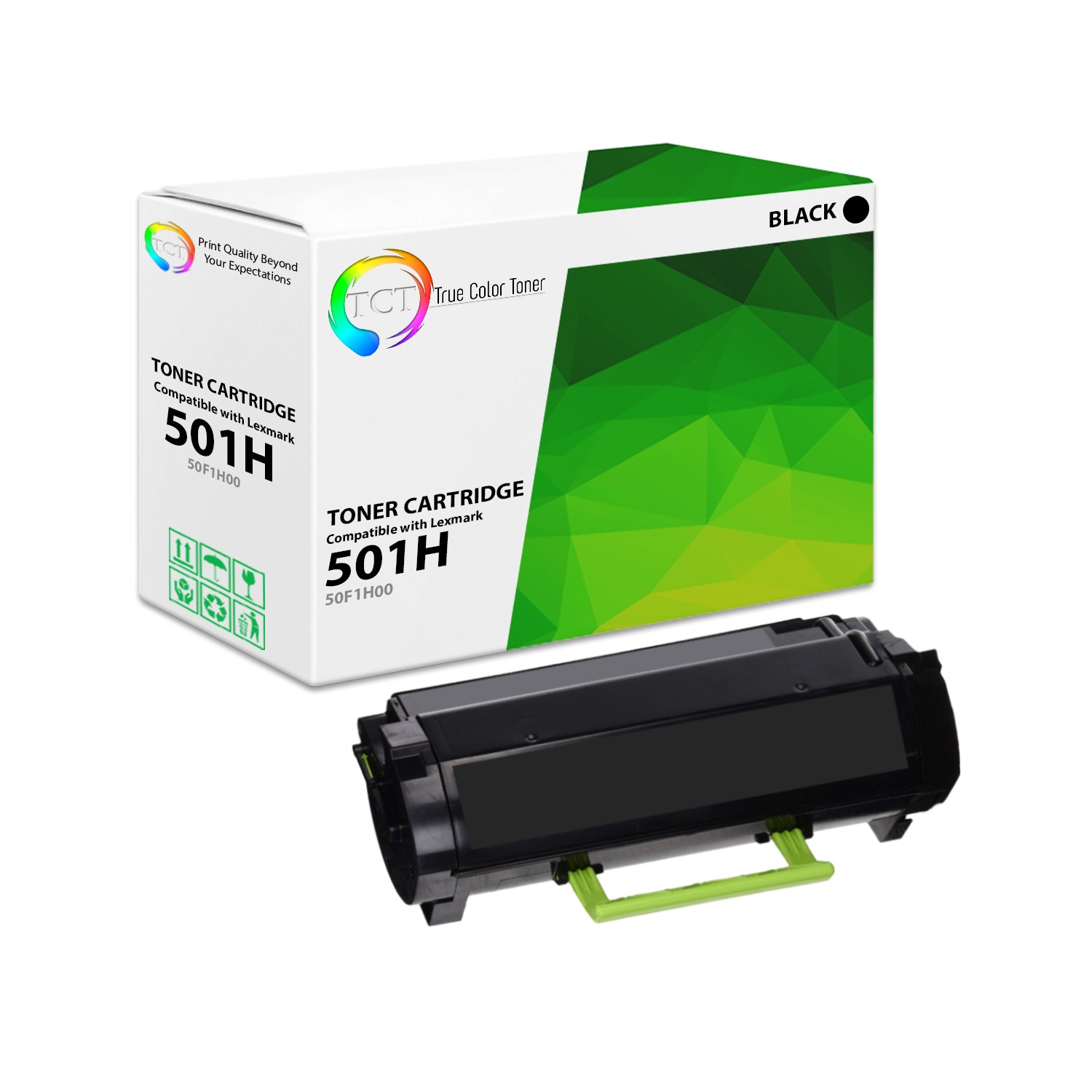 TCT Premium 501H 50F1H00 Black HY for Lexmark MS310 MS310dn Compatible Toner