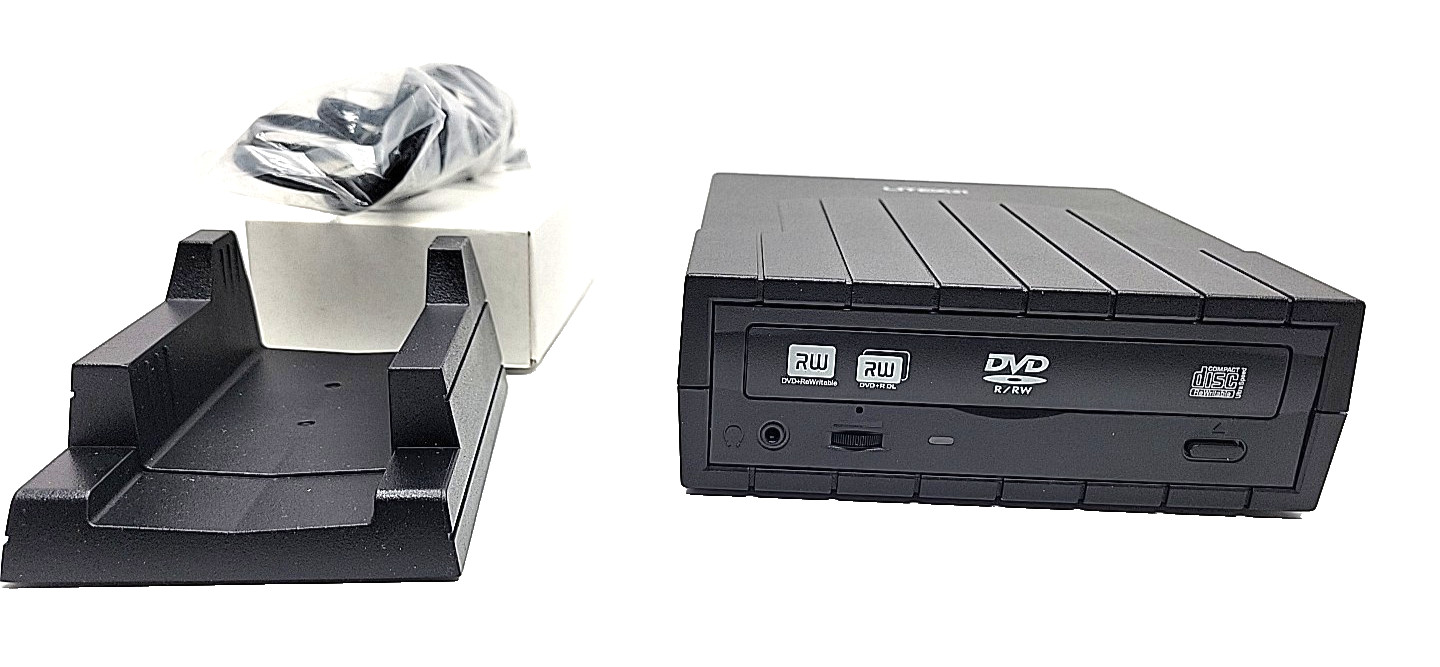 LiteOn External 16X DVD RW Drive USB – DVD-R DL Burner – Tested Working