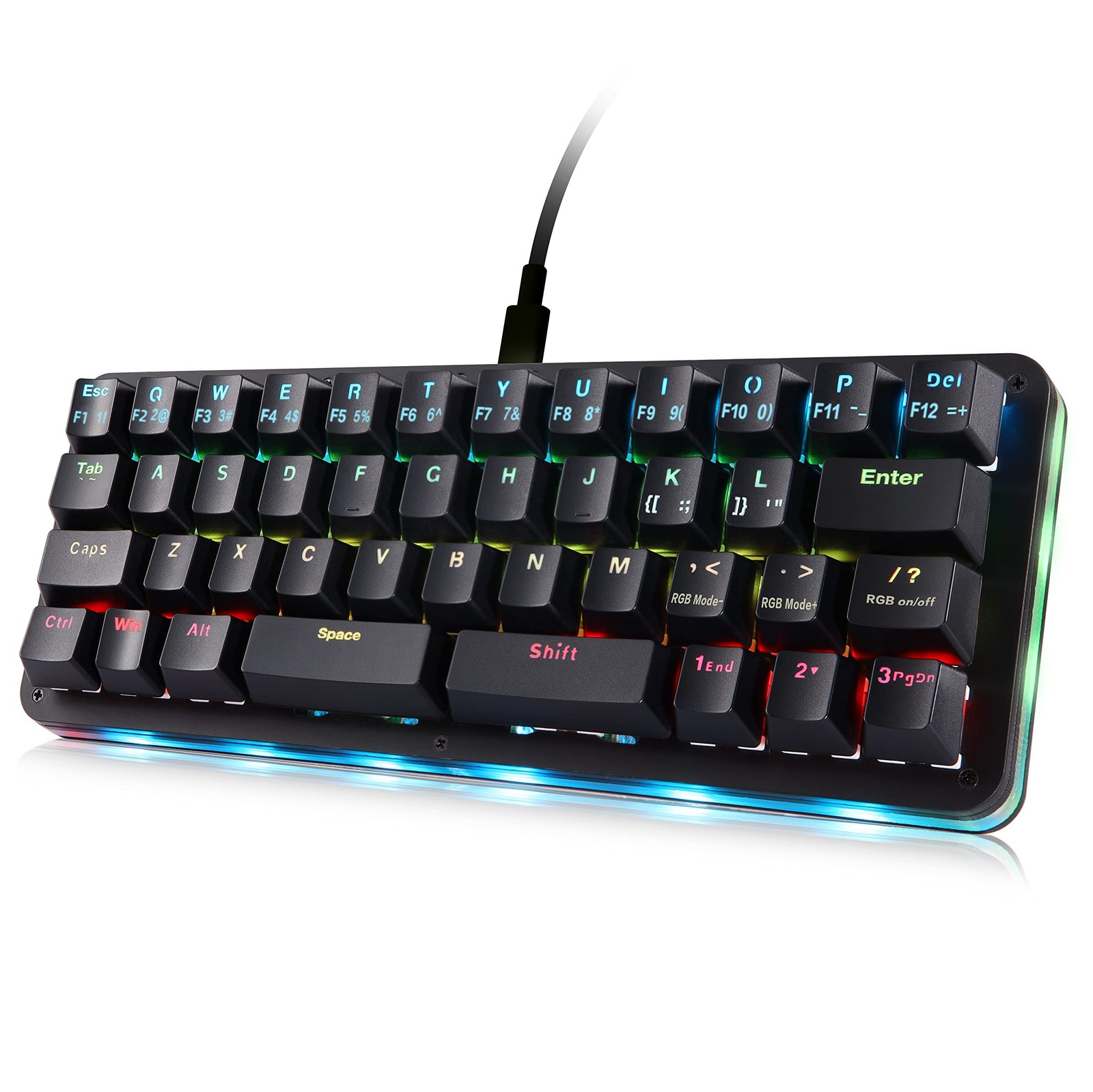 Koolertron 42-Key 40% Macaro Gaming Keyboard RGB