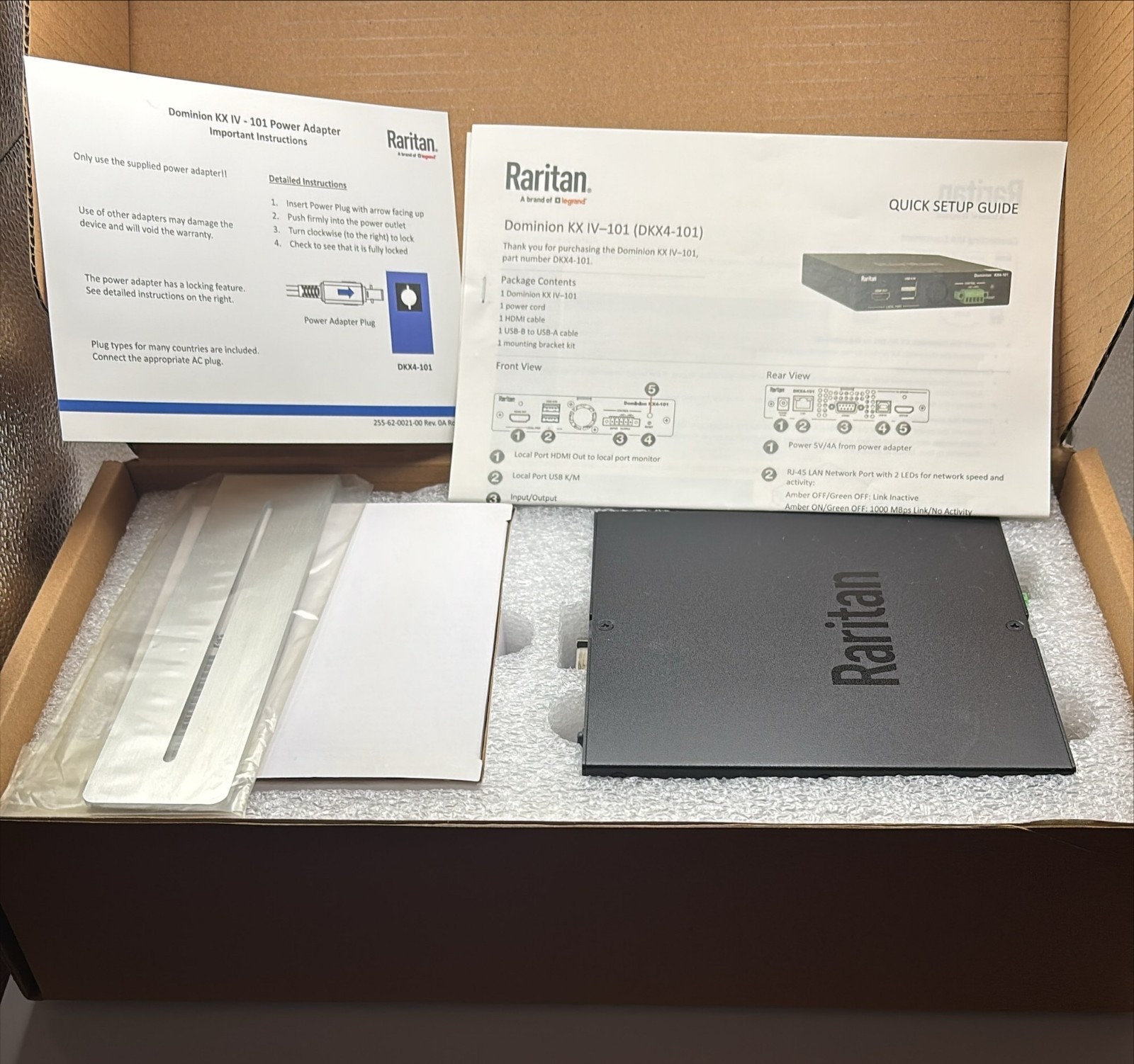 Raritan Dominion KX IV-101 KVM Switch USB / HDMI / RJ-45 (DKX4-101) - NIB/Unused
