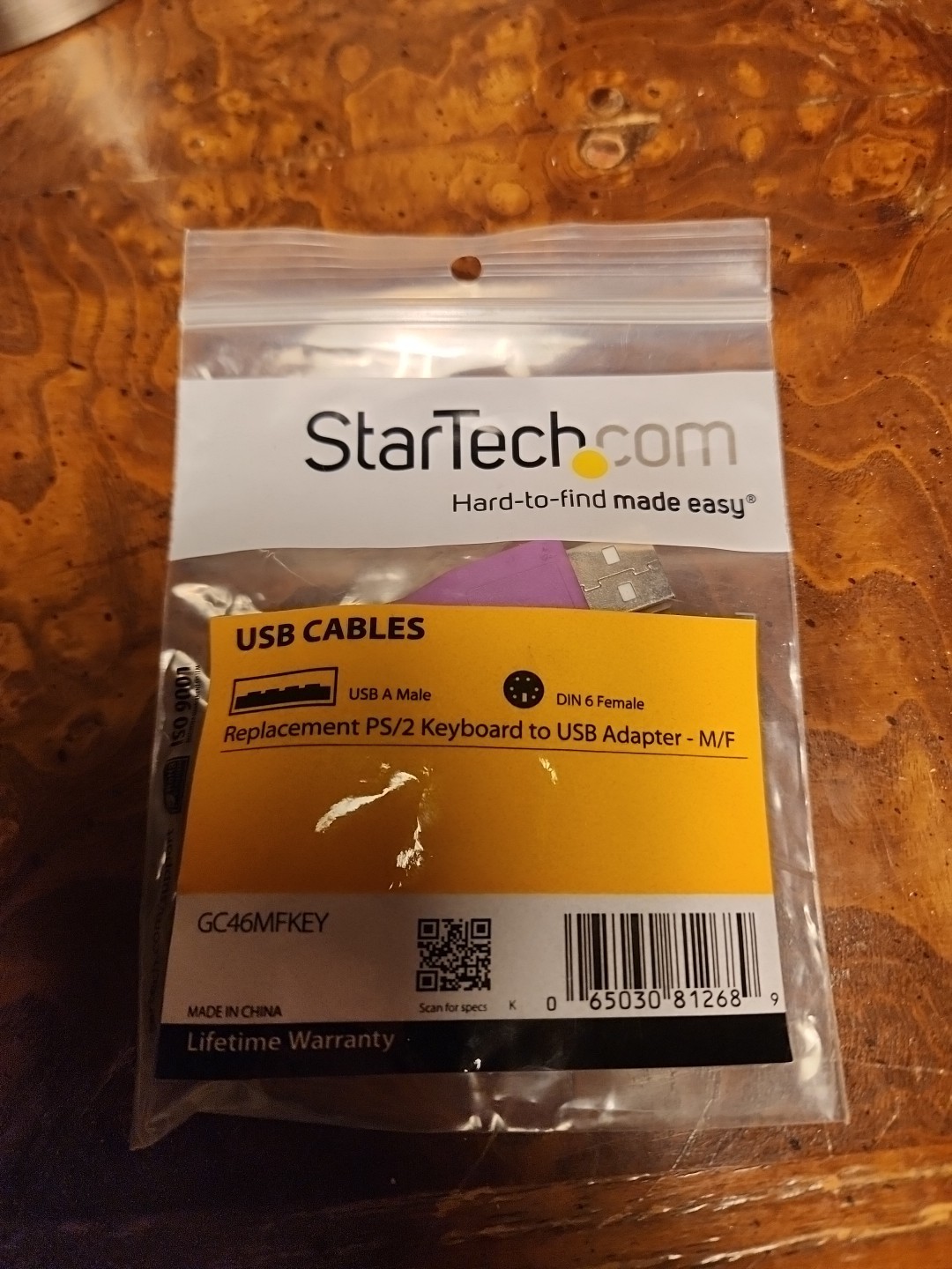 StarTech.com Replacement PS/2 Keyboard to USB Adapter - F/M - Keyboard adapter