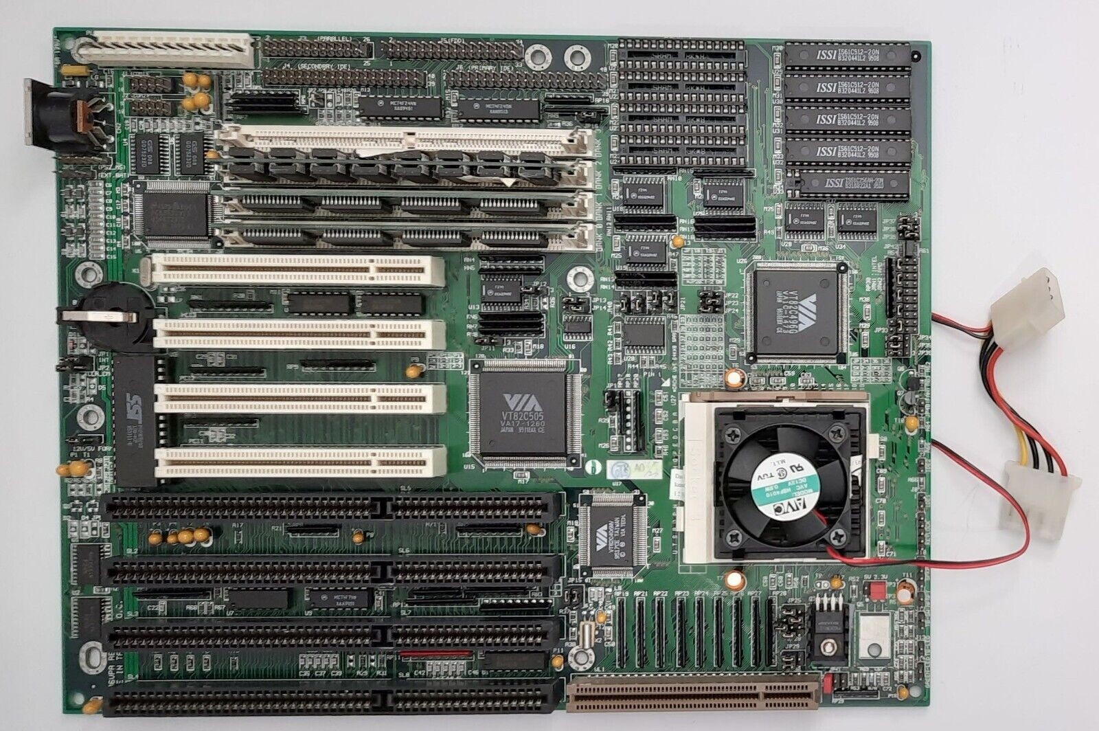 DFI G486VPA VIP VLB ISA PCI 486 Retro Motherboard + AMD Am5x86-P75 133MHz + 24MB