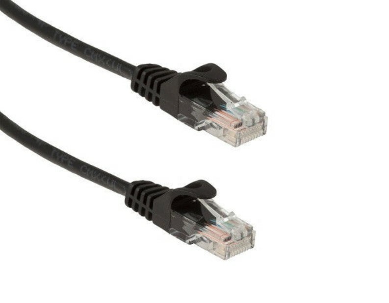 JDI Technologies (PC5-BK-01) 1ft Black CAT5E Snagless Patch Cable - 10 Pack