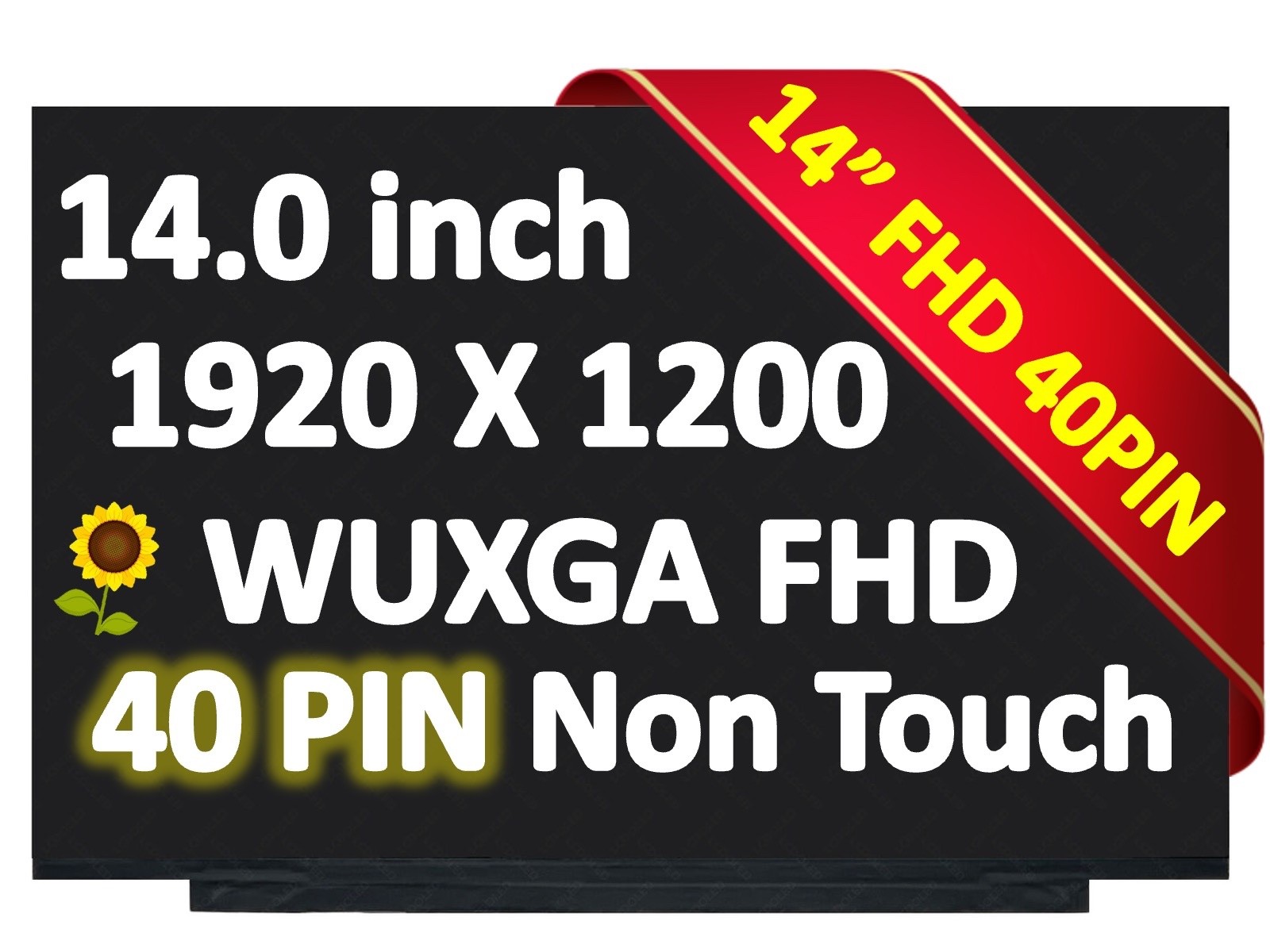 NE140WUM-NX1 V18.0 40 Pin IPS LCD Screen Display 14" FHD+ for ASUS G14 GA402RJ