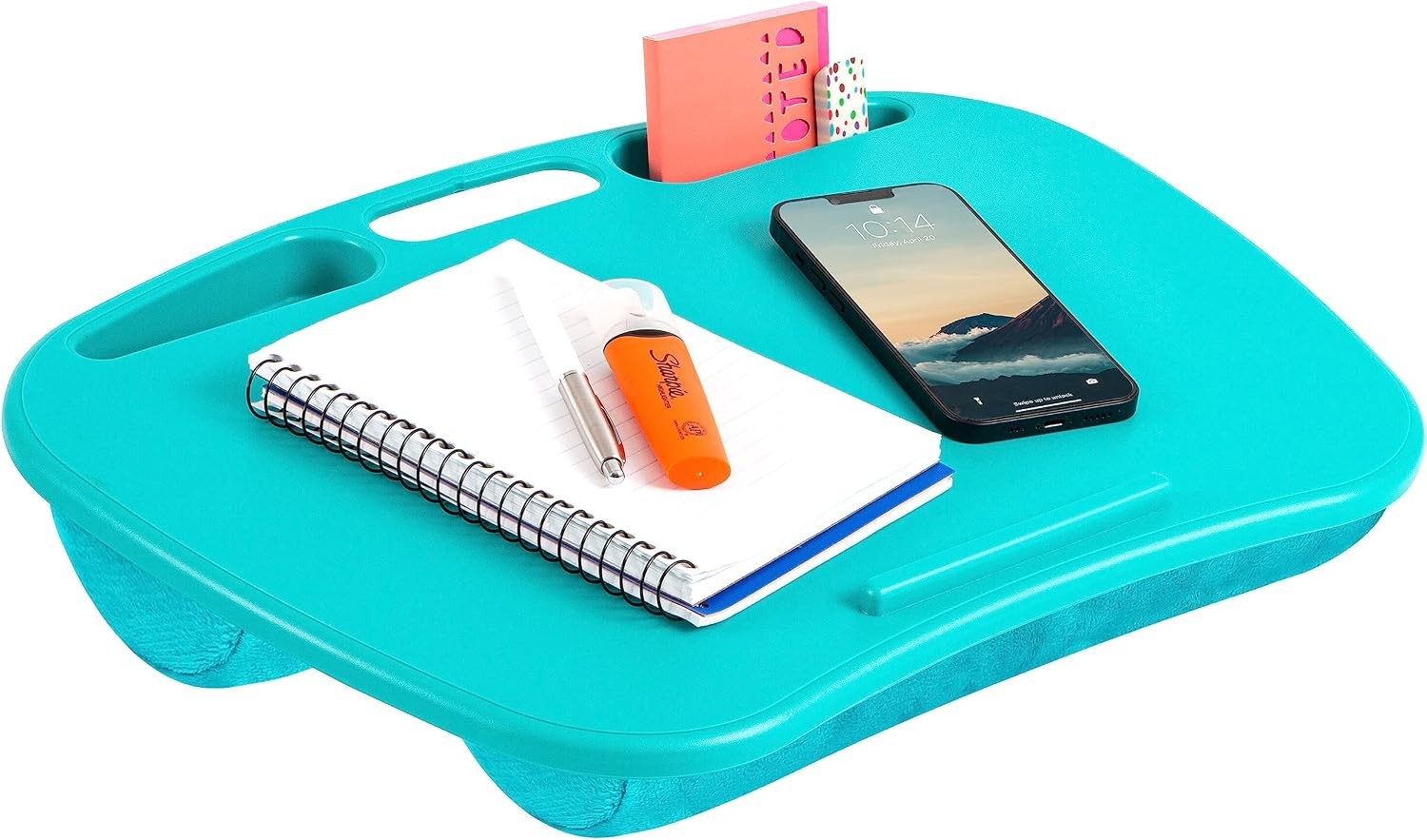 MyDesk Lap Desk - Turquoise Fits 15.6" Laptops