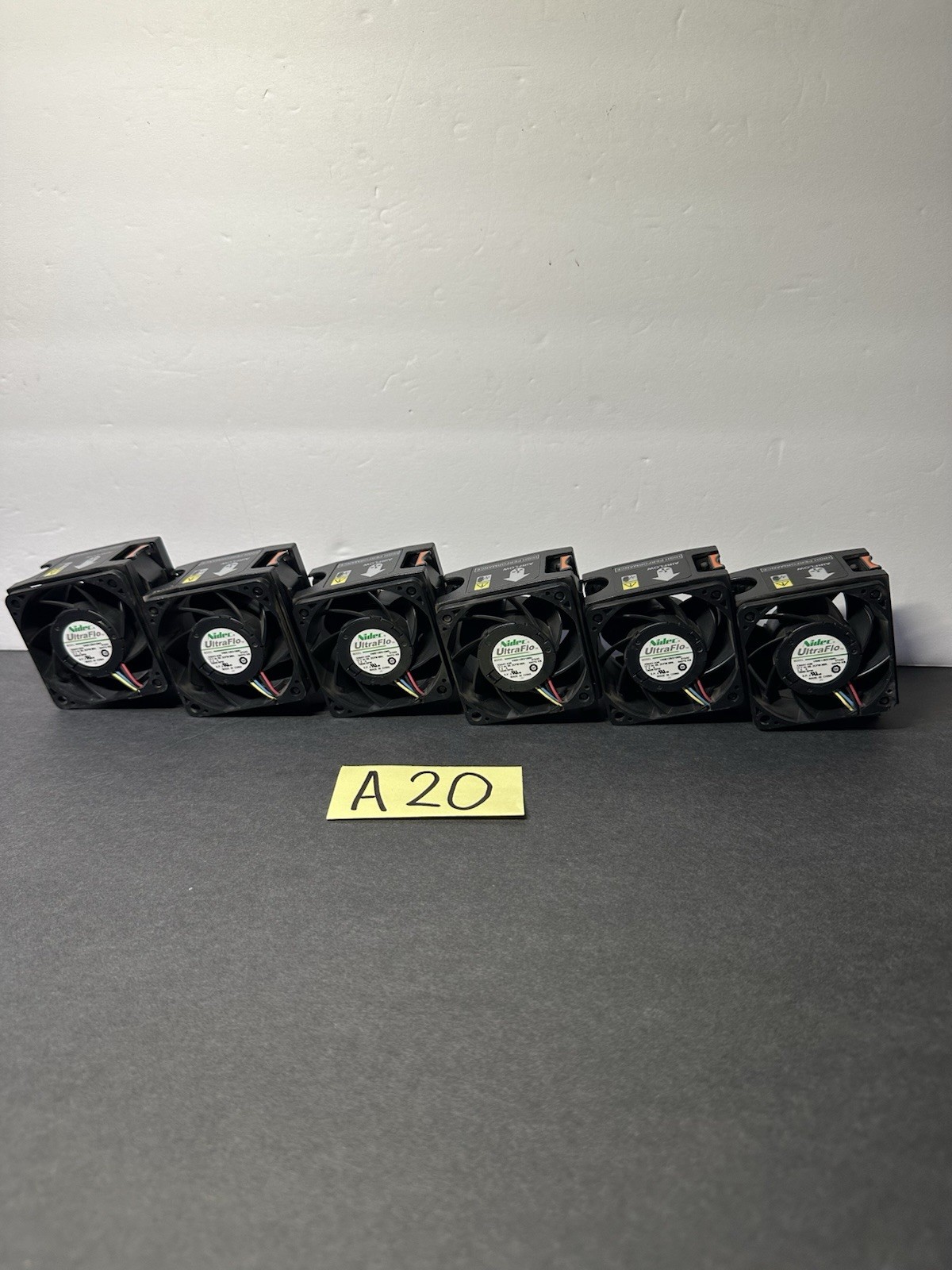 Log Of 6 Nidec Ultraflo Fan Model V60E12BS10M3-XN44V-A00 TESTED