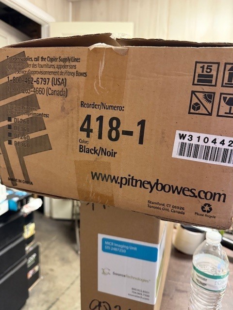 Genuine Oce-Pitney Bowes Imagistic 4181 418-1 Imaging Kit Black open box, seal b