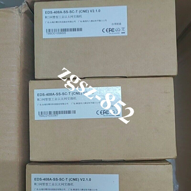 EDS-408A-SS-SC-T MOXA Fiber Optic Industrial Switch Brand New Fast FedEx or DHL