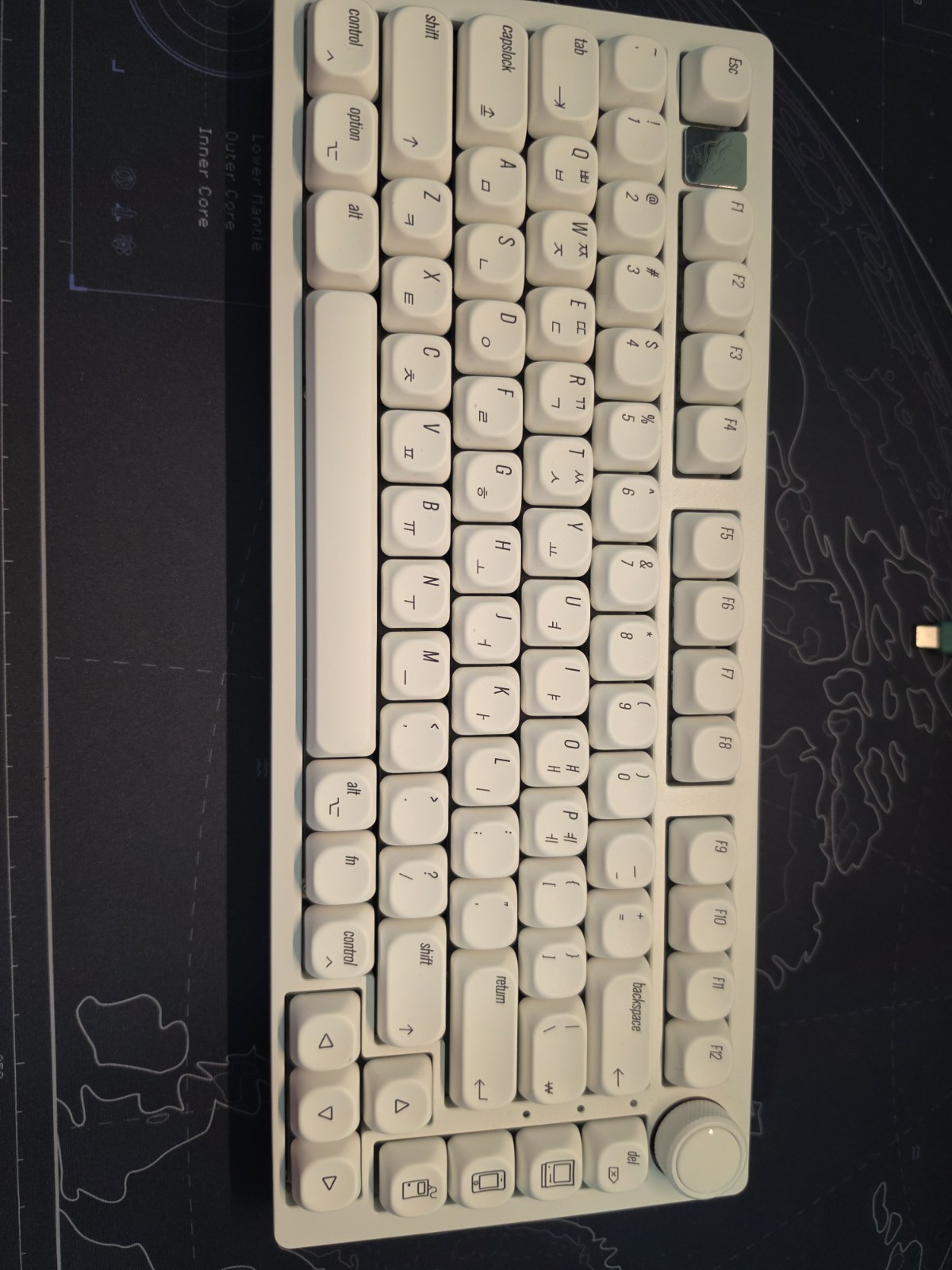 Thocky Leobog Hi75 Apple Mac Style Keycaps Mechanical Keyboard