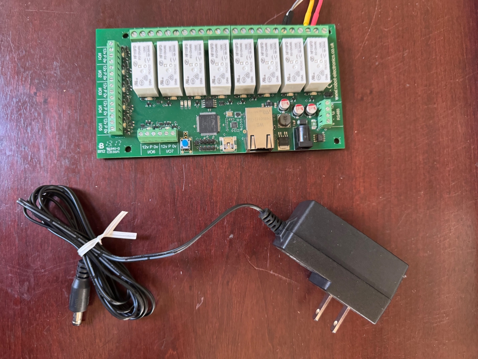 DEVANTECH Robot Electronics dS378 - 16A 8 Channel Ethernet Relay