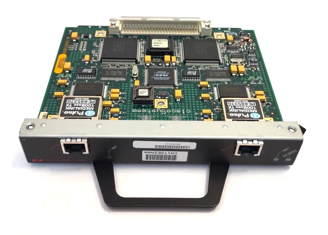Cisco PA-2FEISL-TX 2-Port Fast Ethernet ISL Port Adapter 800-03102-03