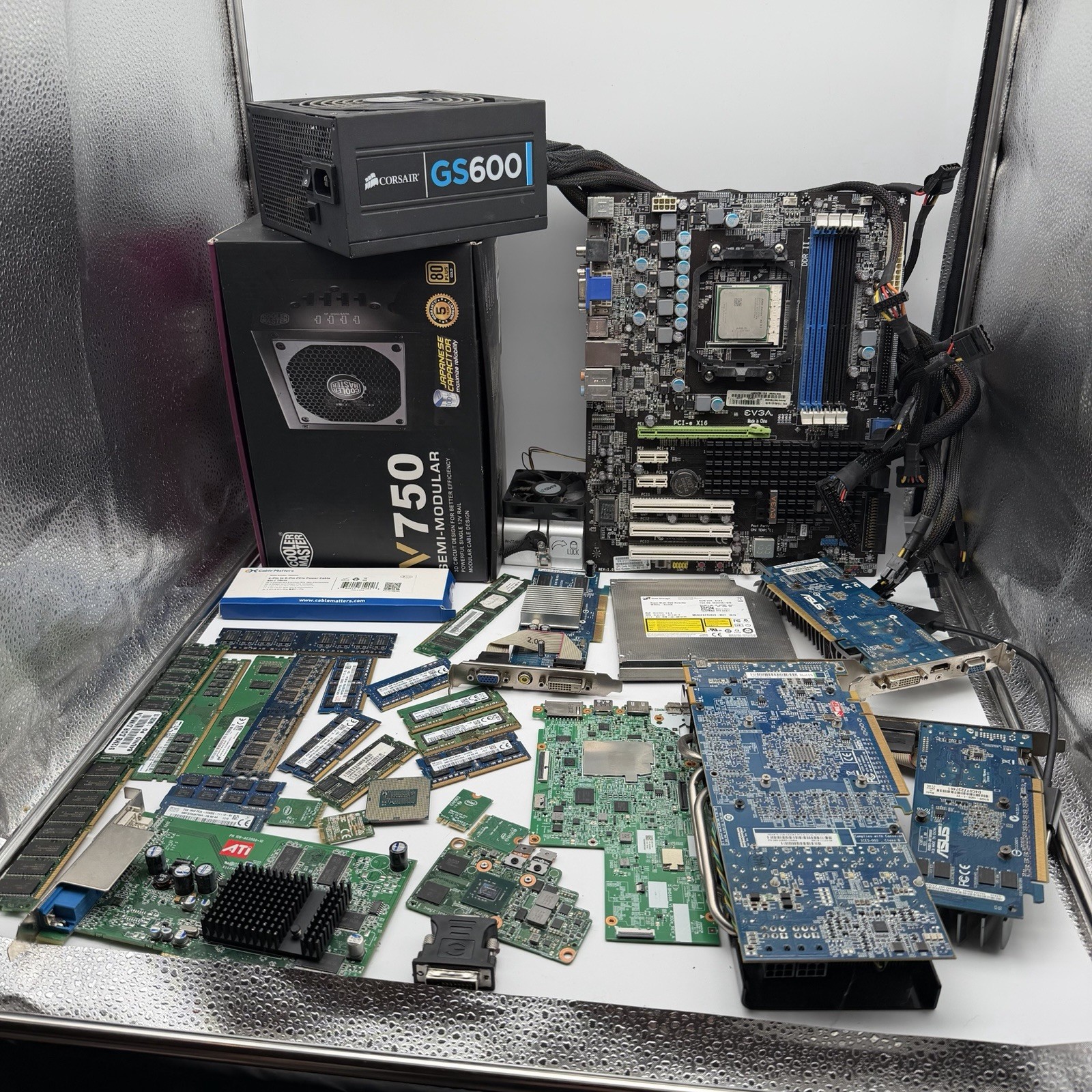 Lot Used Computer Parts Untested Sold As Is