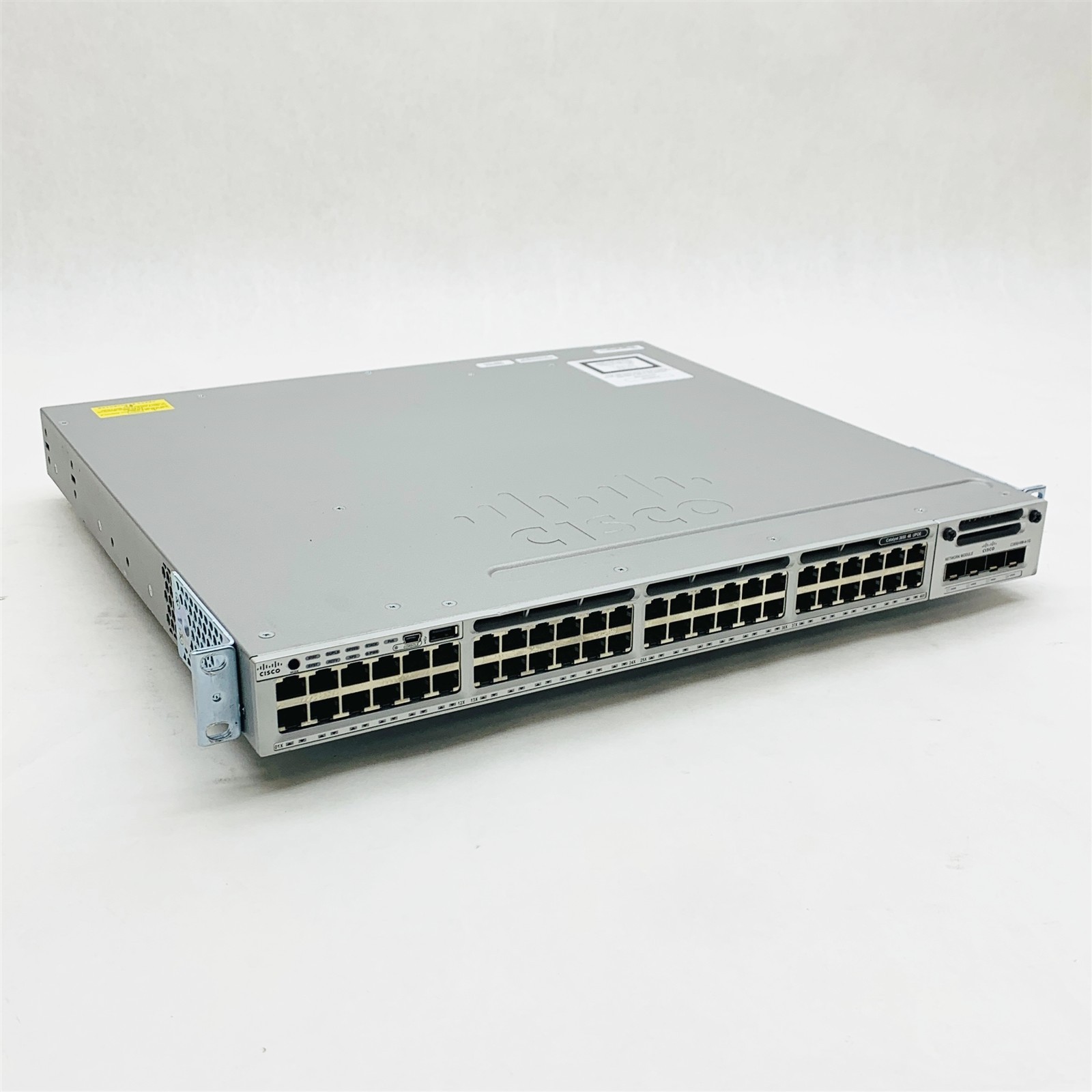 Cisco Catalyst 3850 48-Port UPOE Switch WS-C3850-48U-L *No PSU* w/C3850-NM-4-1G