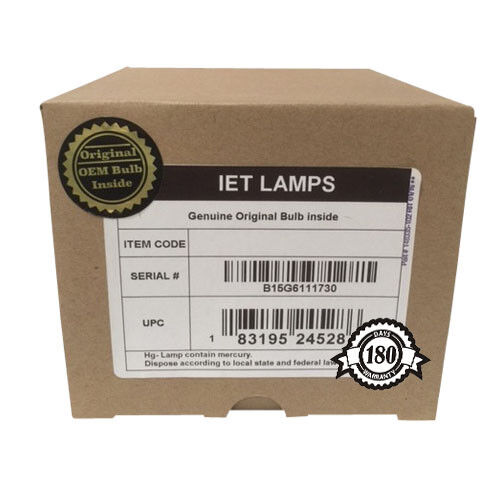 IET Genuine OEM Replacement Lamp for Eiki 610 307 7925 Projector (Osram Bulb)