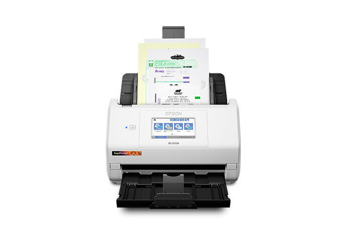 Epson RapidReceipt RR-600W Wireless Duplex Receipt and Color Document Scanner -