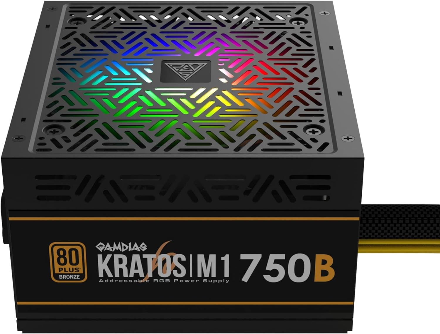 GAMDIAS RGB Gaming PC Power Supply 750W 80 Plus Bronze Certified 750 Watt... 