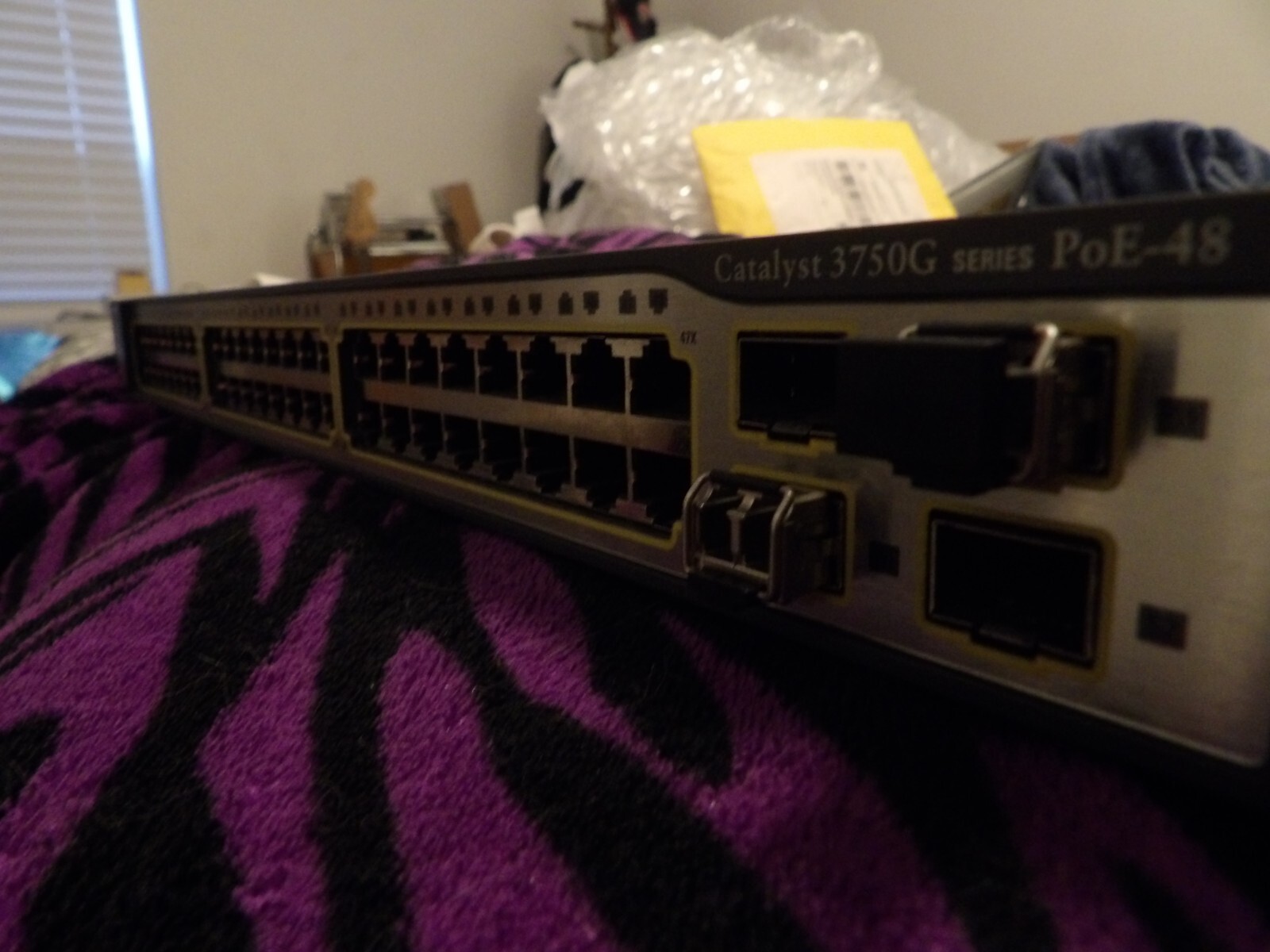 Cisco Catalyst 3750G 48 Port 1GB/PoE 4 Port SFP WS-C3750G-48PS-S
