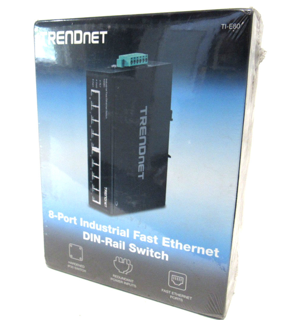 NEW SEALED TRENDNET TI-E80 8-PORT ETHERNET SWITCH TIE80