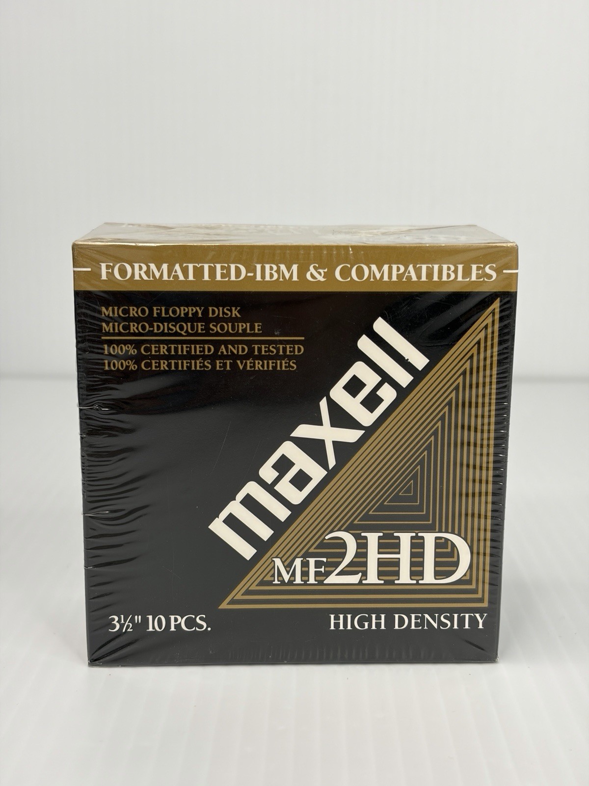 Maxell MF2HD 3.5" 1.44MB High Density Formatted Floppy Disks 10 Pack