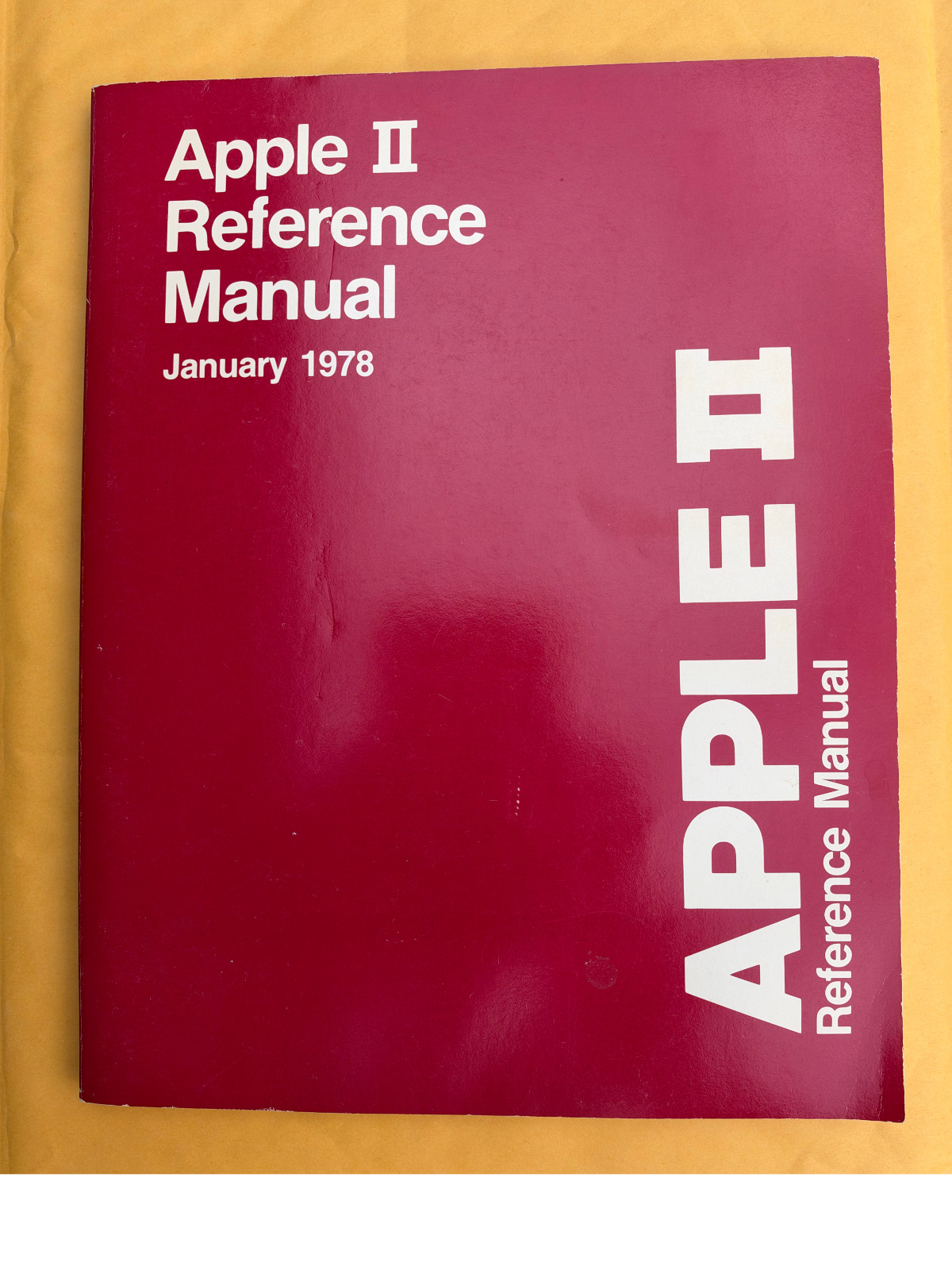 VINTAGE 1978 Apple II Reference Manual (Red Book)