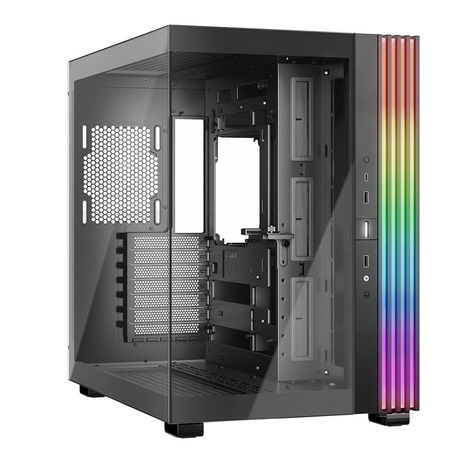 be quiet Light Base 600 DX Black PC Case | Fully Windowed Front and Side Pan...