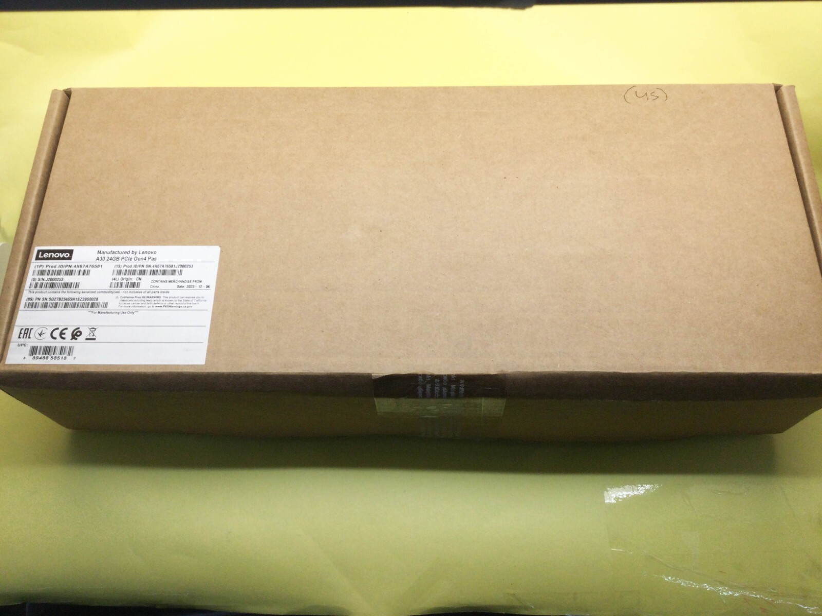 NVIDIA TESLA A30 24GB HBM2 Tensor Core PCIE4.0 Deep Learning Graphics Card New