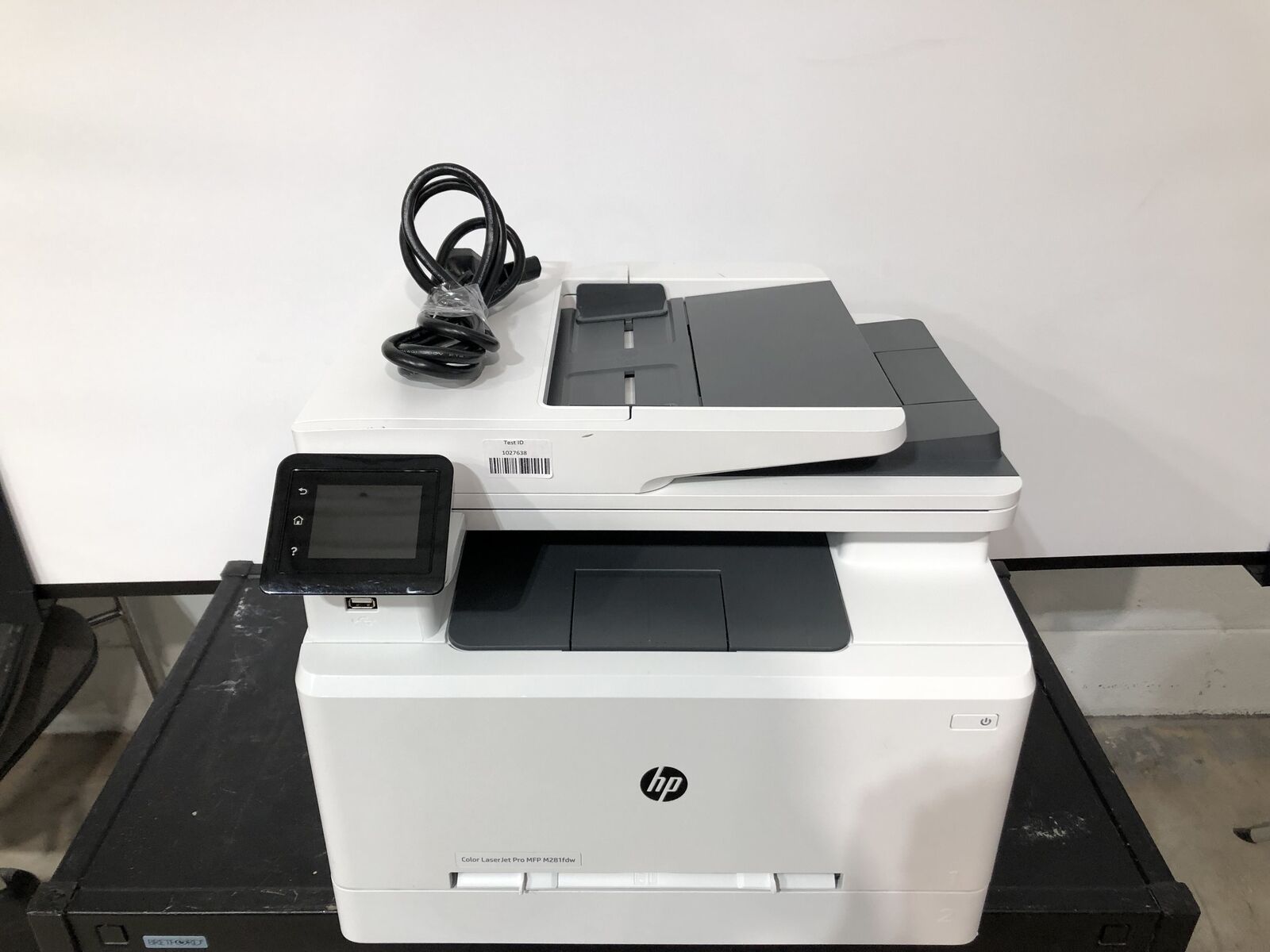 HP Color LaserJet Pro MFP M281fdw Laser Printer w/TONER & ONLY 384 Pgs -TESTED
