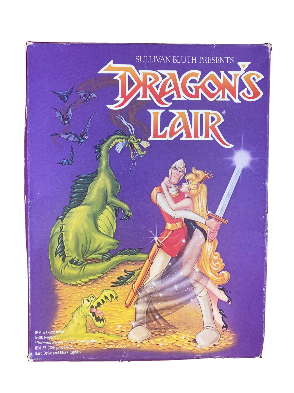 Vintage 1989 Sullivan Bluth Presents Dragon’s Lair IBM 3.5 Disks