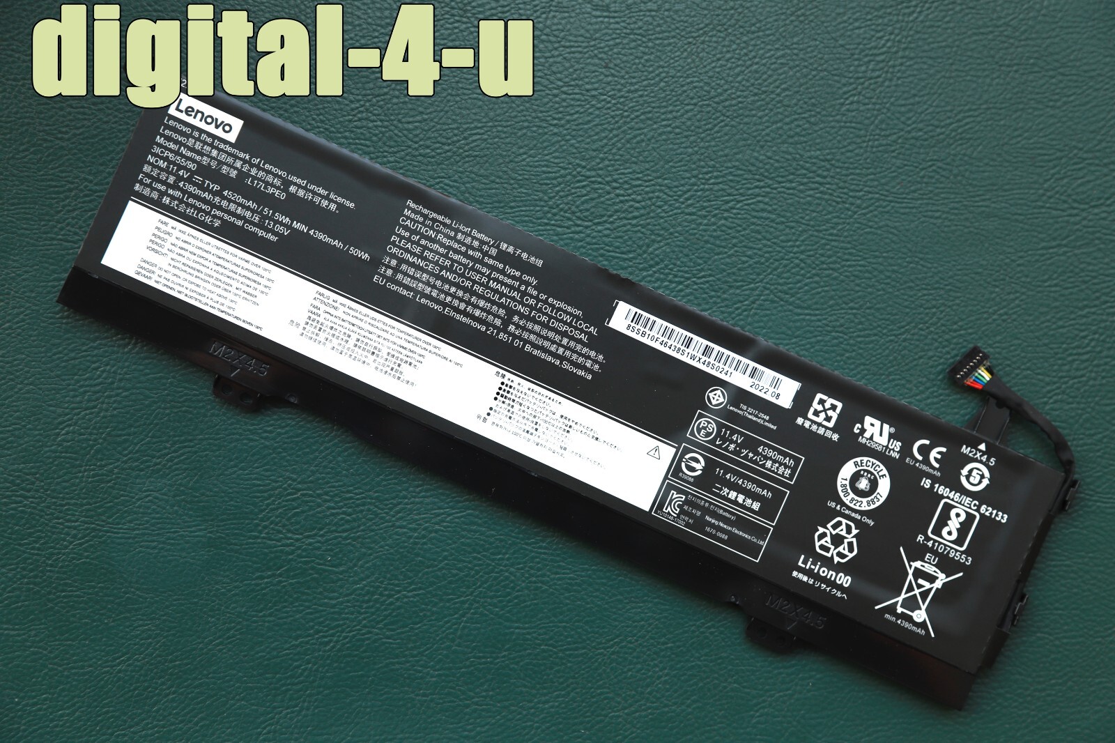 New Original L17L3PE0 L17C3PE0 OEM Battery for Lenovo Yoga 730-15IKB 730-15IWL