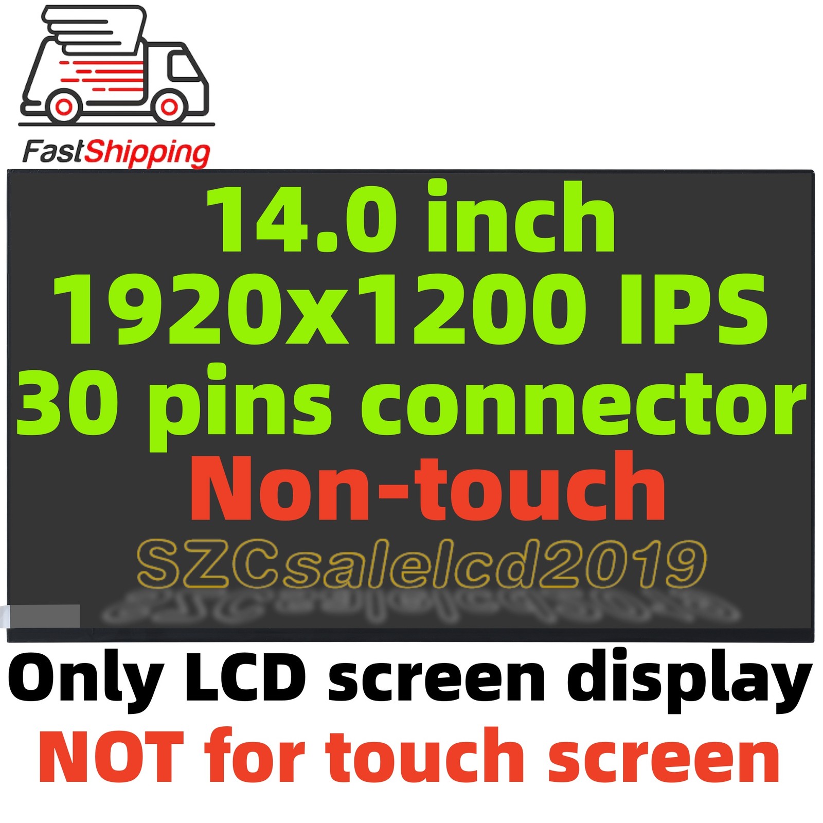 For BOE NE140WUM-N62 V8.0 FHD+ 30pin LED LCD Screen replacement