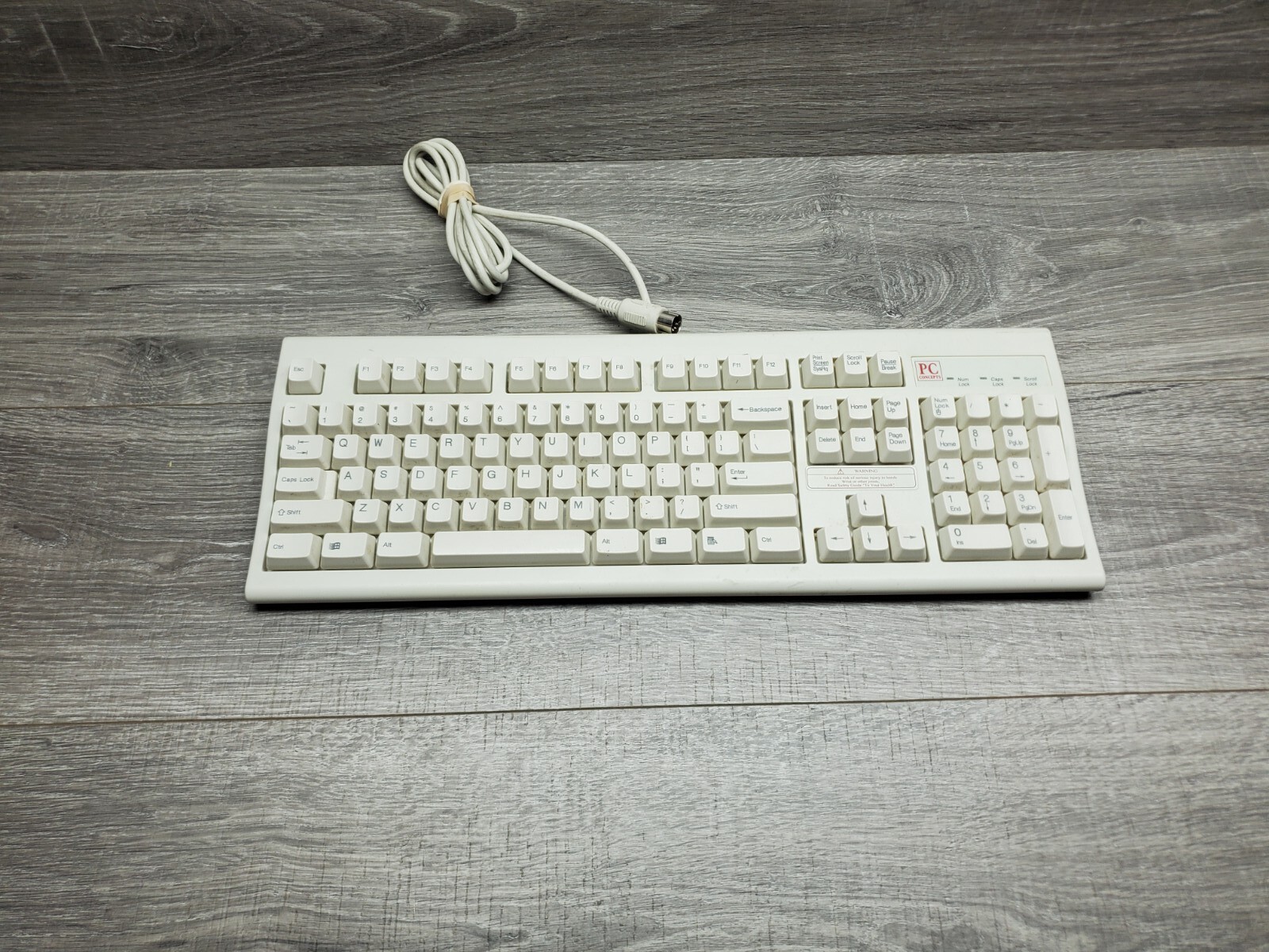 Vintage PC Concepts KWD-203 Keyboard Untested 