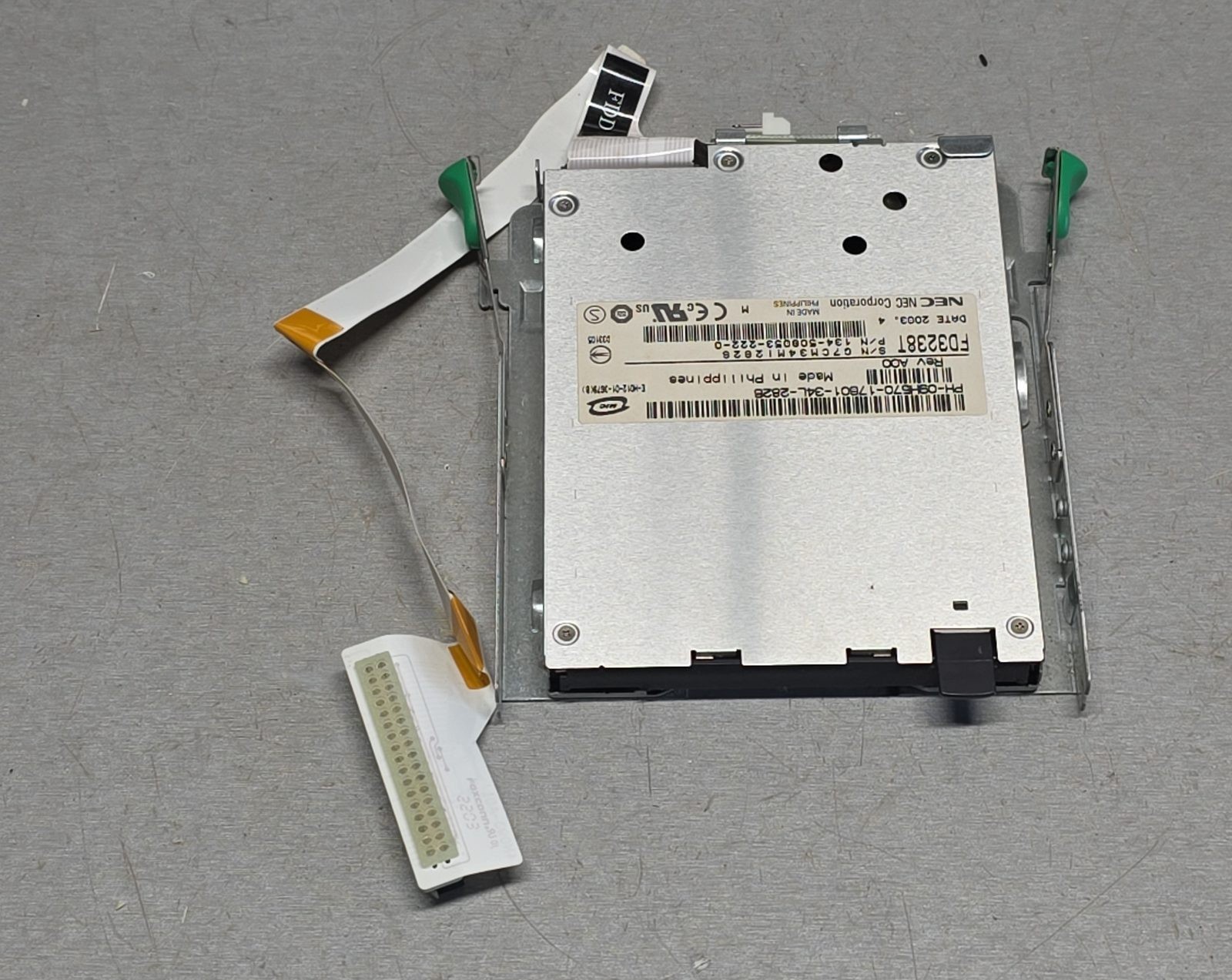 NEC FD3238T 3.5" Floppy Disk Drive with Flex Cable Connector