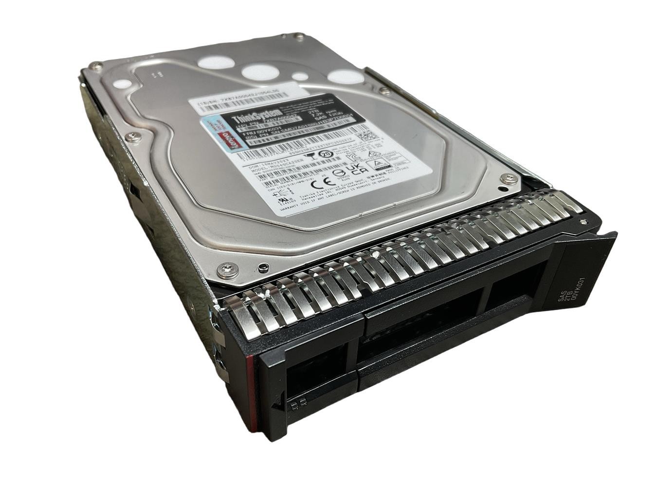 00YK031 FIT FOR Lenovo ThinkSystem 7XB7A00042 2TB 7.2K SAS 12G 3.5" Hard Drive