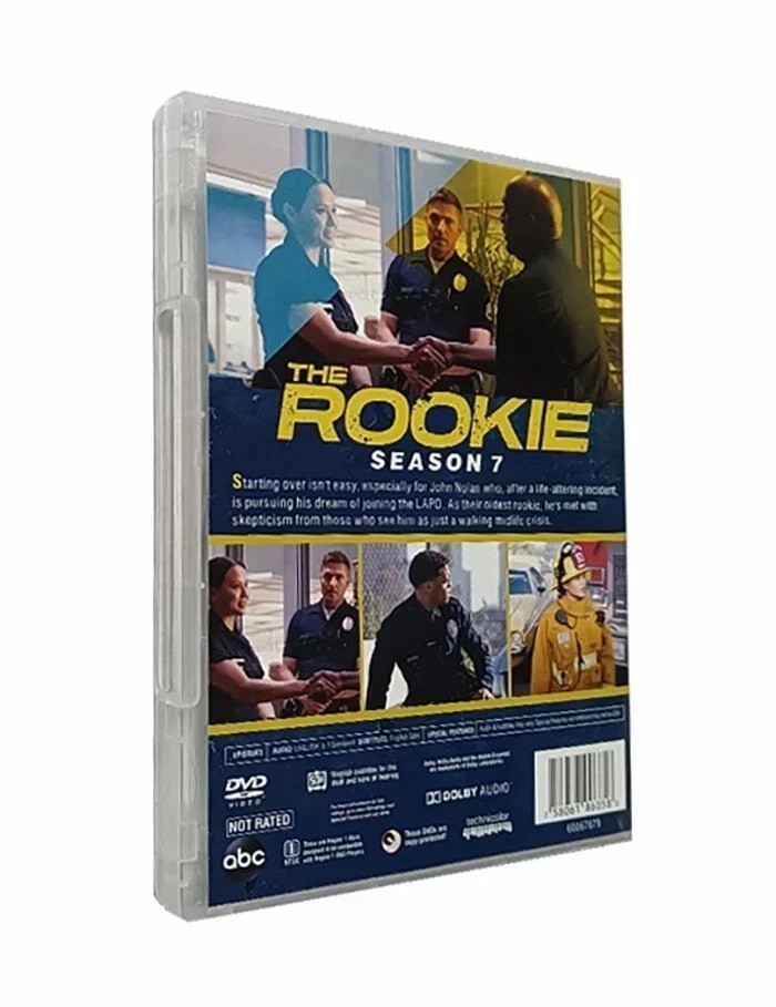 The Complete Season 7 DVD,The Rookie 3-Disc Box Set