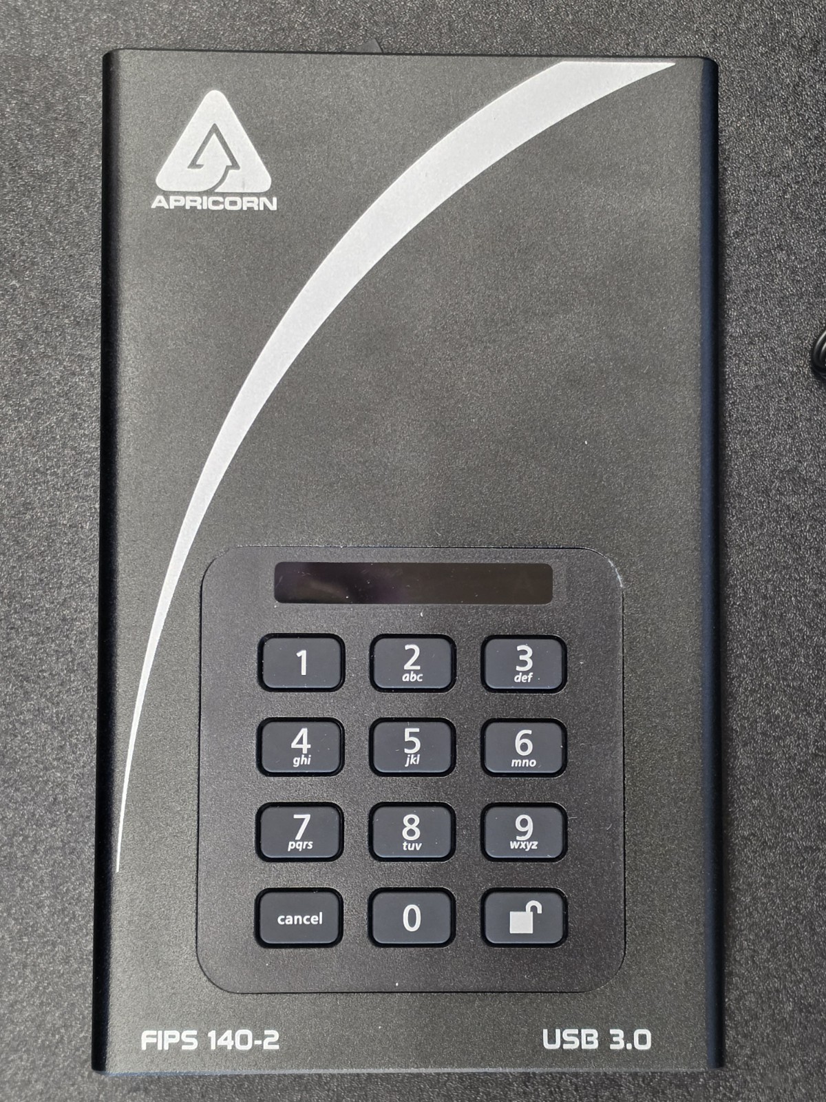 Apricorn Aegis 2 TB Padlock ADT-3PL256F-2000 FIPS140-2 256-bit Encryption 2TB