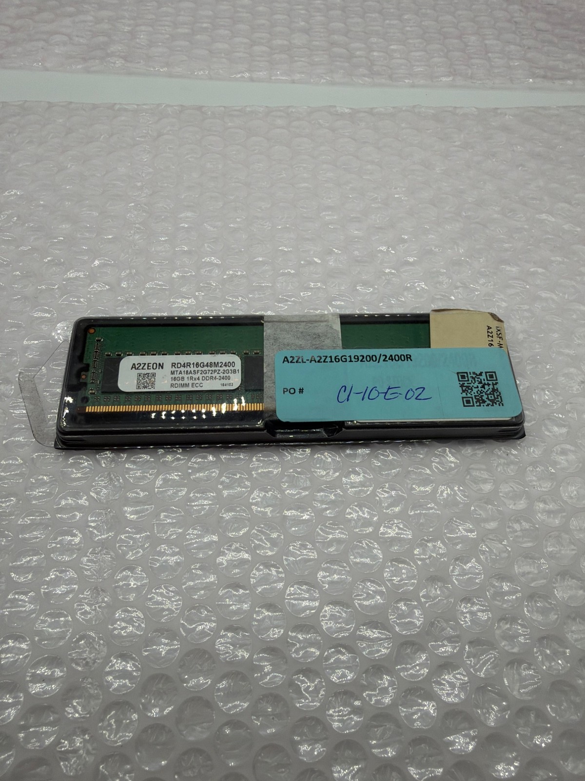 Micron 16GB DDR4-2400 RDIMM ECC Server Memory MTA18ASF2G72PZ-2G3B1 1Rx4