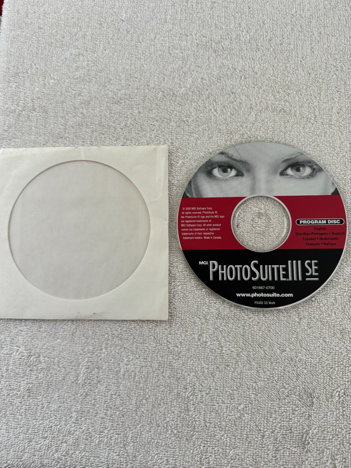 MGI PHOTOSUITE III SE EDITION - PROGRAM DISK