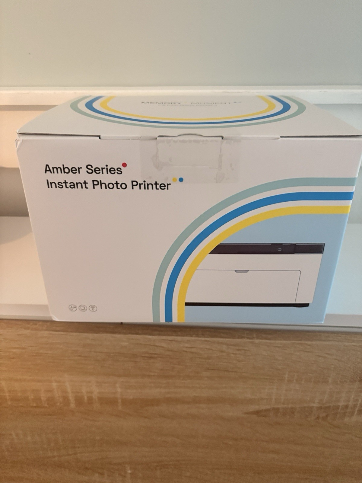 Liene Amber M100 Instant Photo Printer/Cartridge/80 Pack Photo Paper Bundle