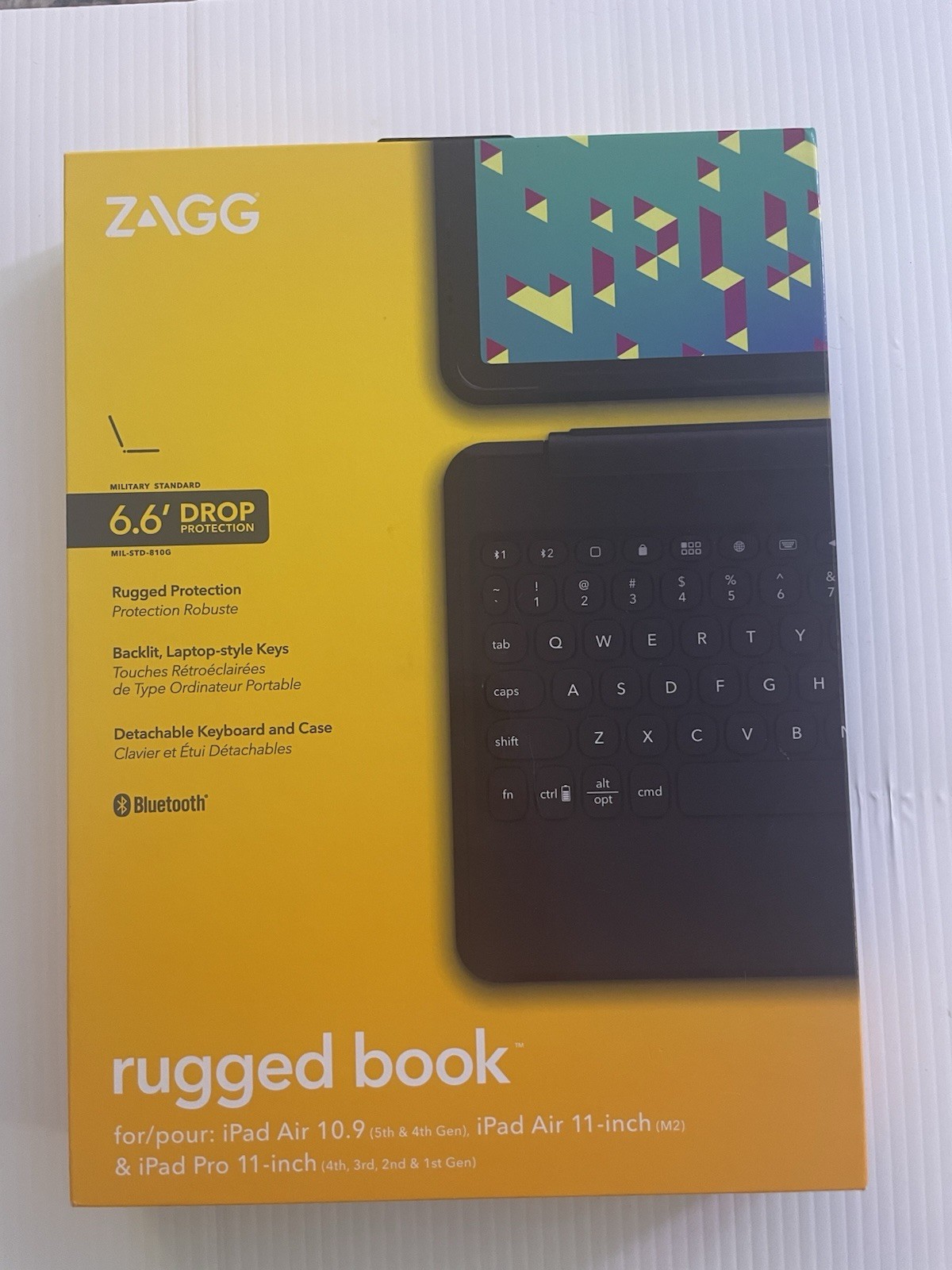 ZAGG Rugged Book 103107270 Bluetooth *Keyboard ONLY*  iPad Air Pro 11