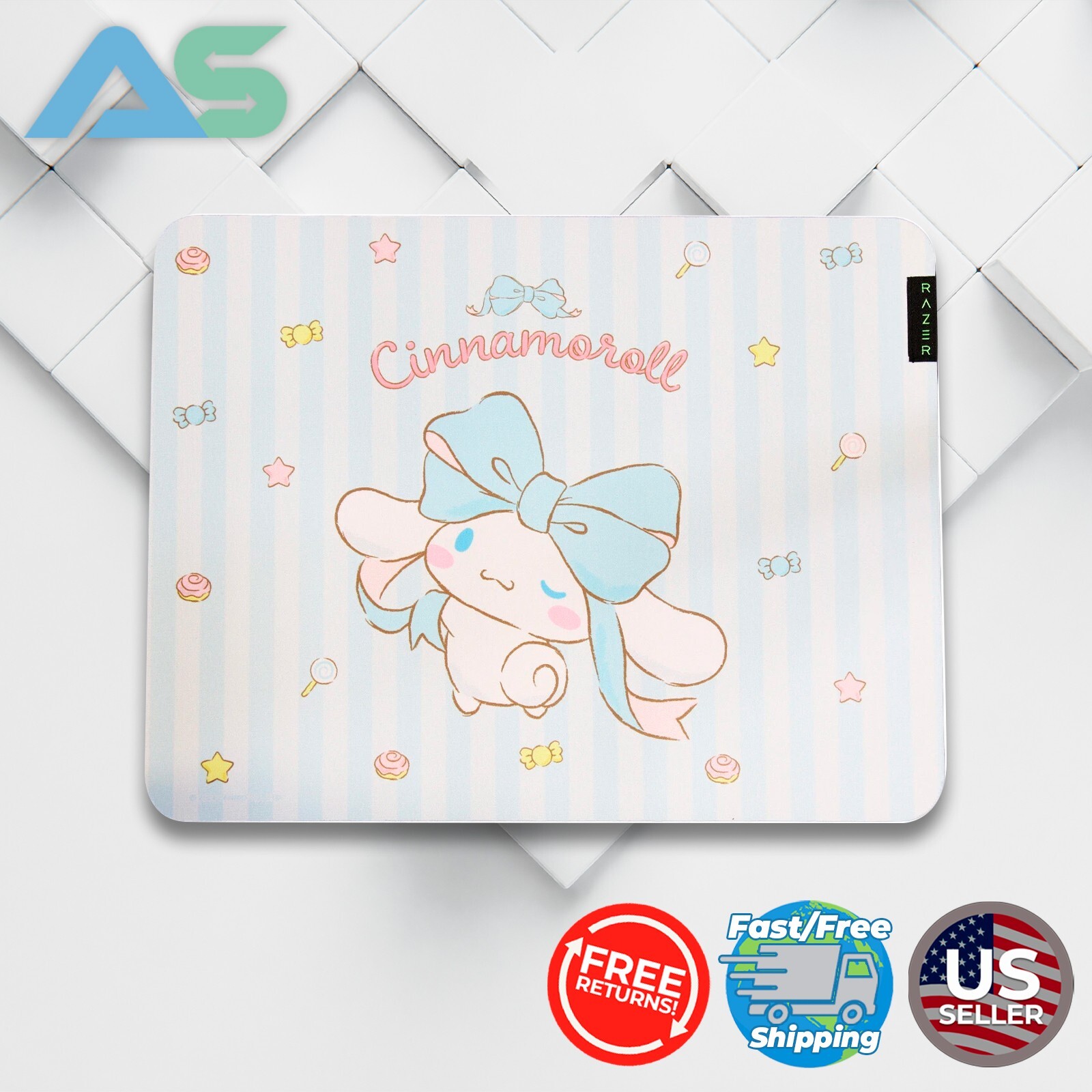 Razer Customs Soft Gaming Mouse Mat Medium - Cinnamoroll Design