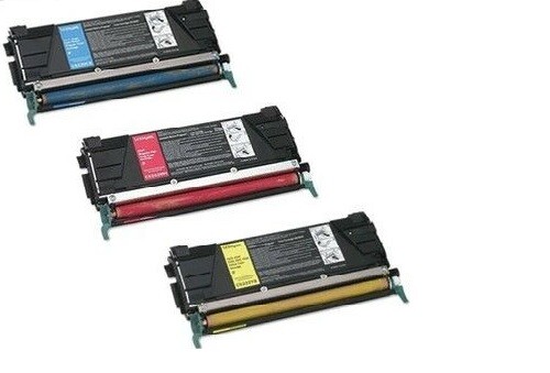 3x Compatible Lexmark Laser Toner Cartridges BCMY-C520 C522 C524 C530 C532C534