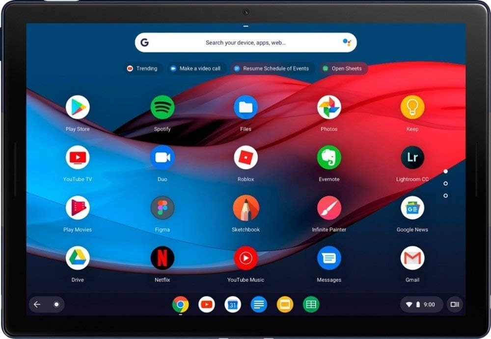Google Pixel Slate 12.3'' Tablet,  Intel Core i5, 128GB (Wifi Only) - Midnight