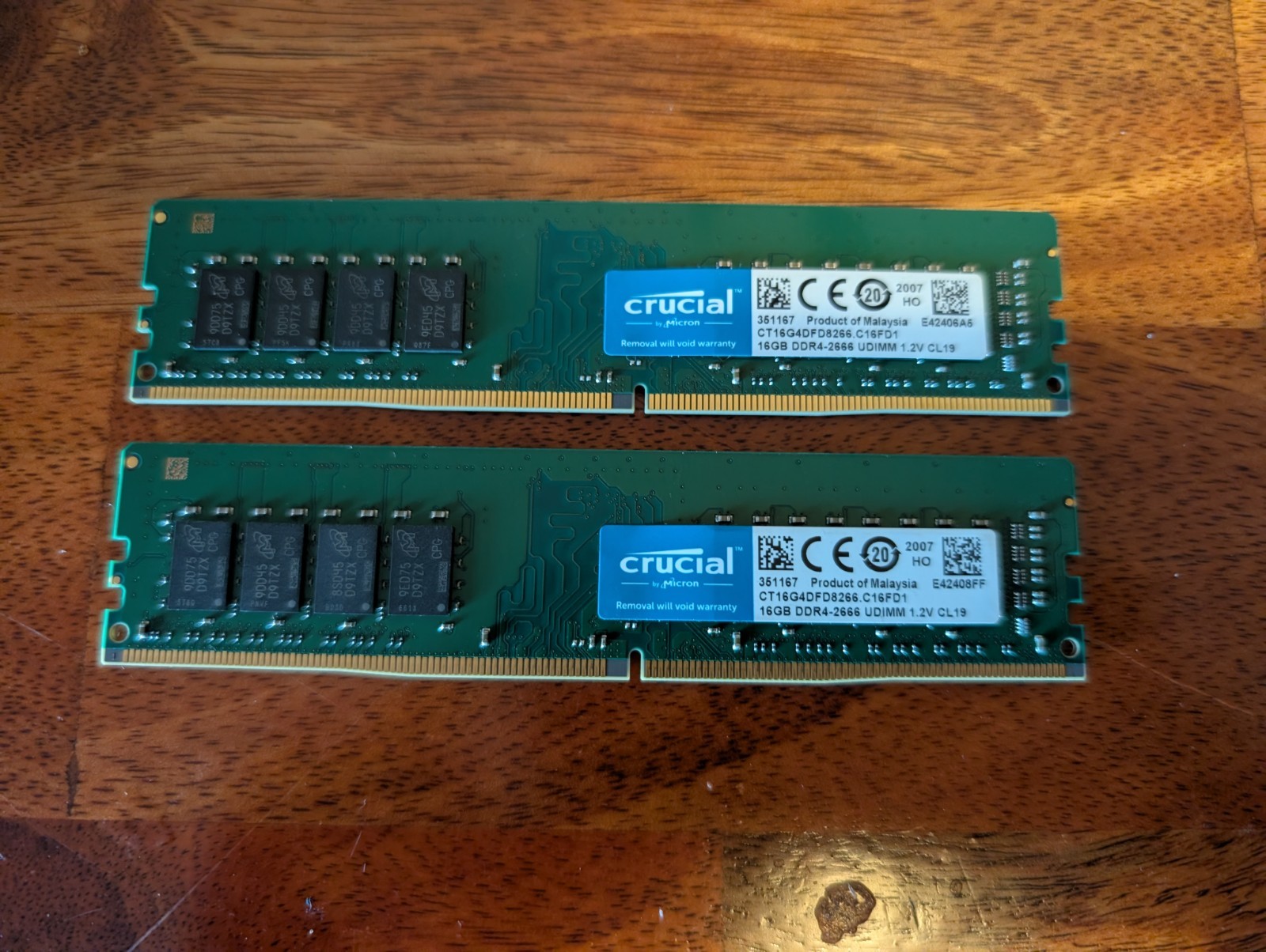Crucial 32GB (2x16GB) RAM DDR4 2666MHz