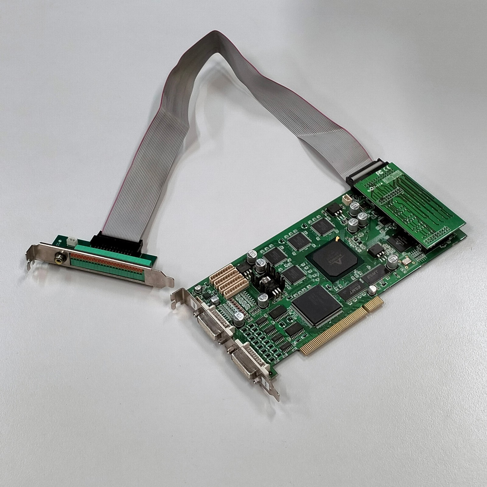 Genuine A-LOGICS AM-7416 16-Channel DVI-I CCTV Legacy PCI DVR Video Capture Card